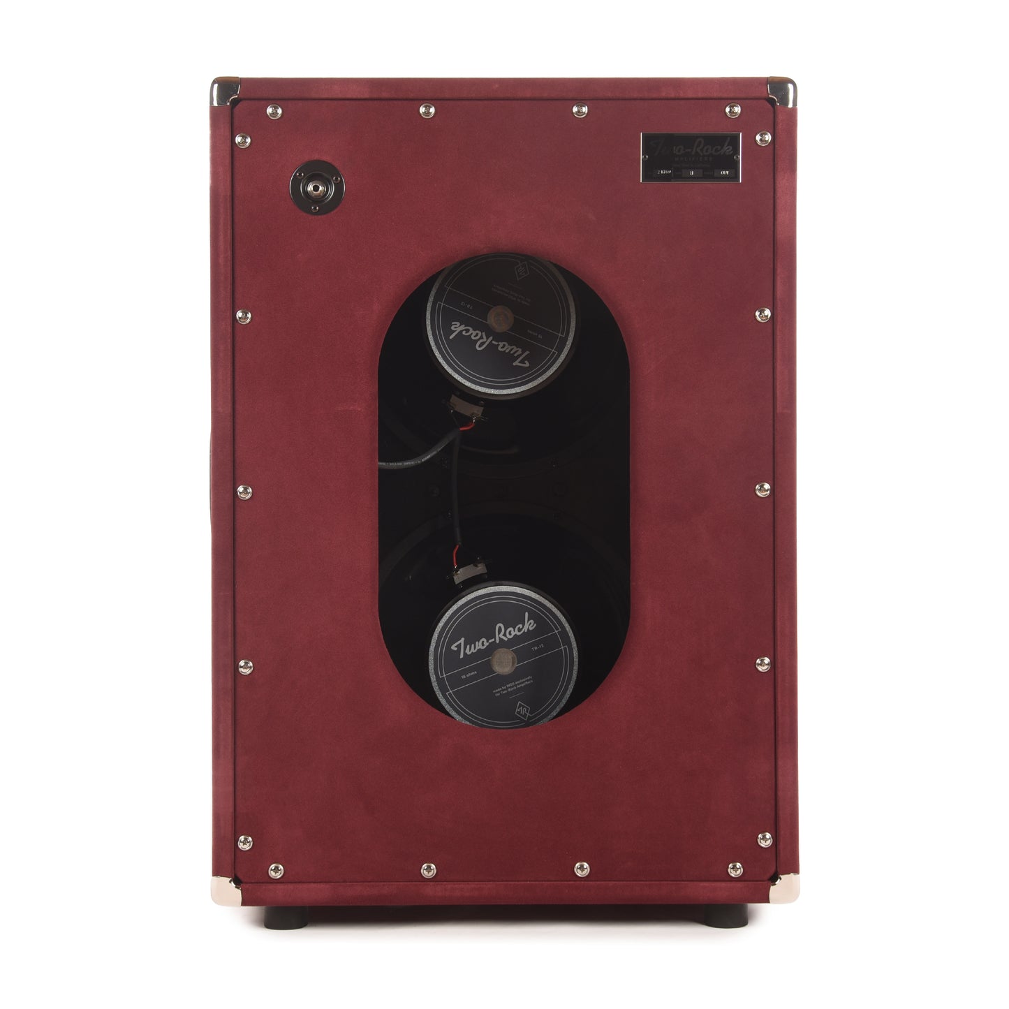 Two Rock 2x12 150w Vertical Cabinet w/Two-Rock 1265B Speaker Burgundy Suede w/ Sparkle Matrix Grill Amps / Guitar Amps / Guitar Cabinets