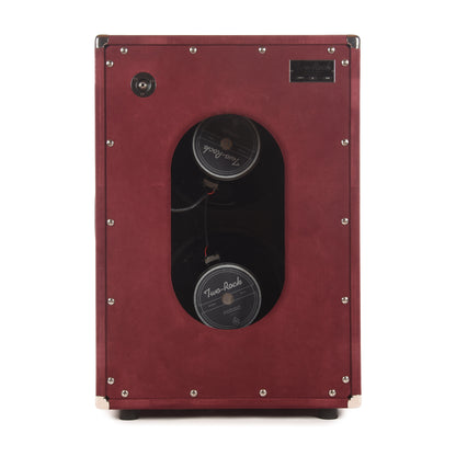 Two Rock 2x12 150w Vertical Cabinet w/Two-Rock 1265B Speaker Burgundy Suede w/ Sparkle Matrix Grill Amps / Guitar Amps / Guitar Cabinets