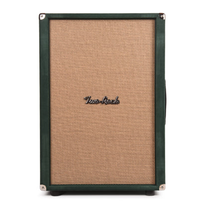 Two Rock 2x12 150w Vertical Cabinet w/Two-Rock 1265B Speaker Forest Green Suede w/ Cane Grill Amps / Guitar Amps / Guitar Cabinets
