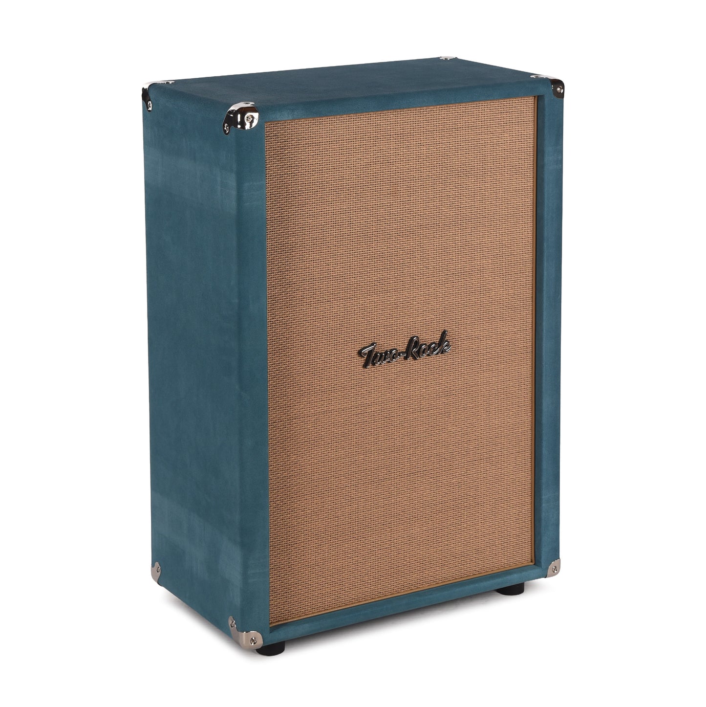 Two Rock 2x12 150w Vertical Cabinet w/Two-Rock 1265B Speaker Medium Blue Suede w/ Cane Cloth Amps / Guitar Amps / Guitar Cabinets