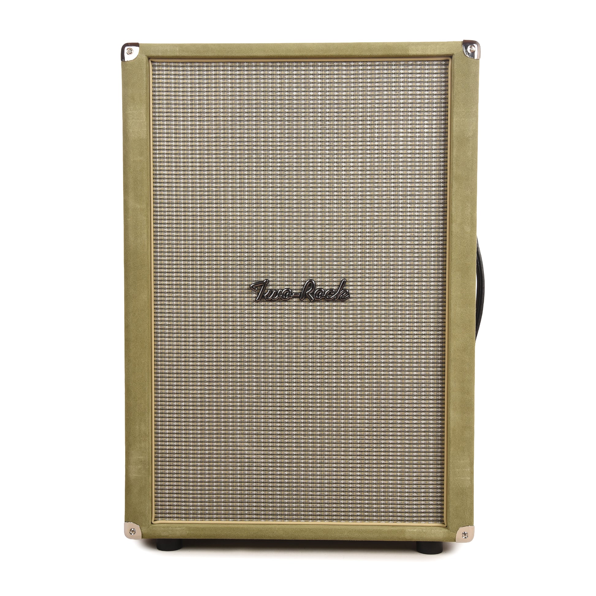 Two Rock 2x12 150w Vertical Cabinet w/Two-Rock 1265B Speaker Moss Suede w/ Beige Cloth Amps / Guitar Amps / Guitar Cabinets