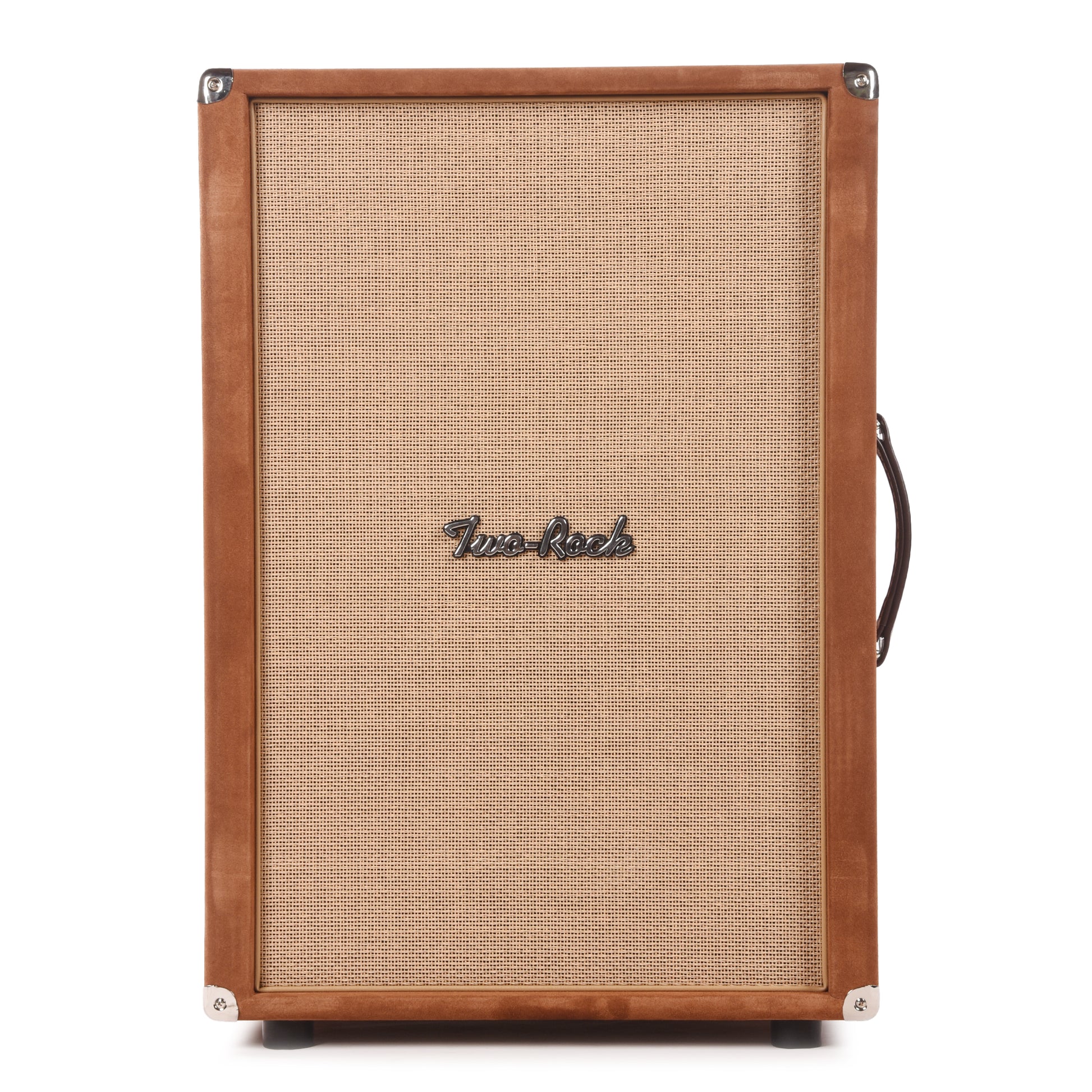 Two Rock 2x12 150w Vertical Cabinet w/Two-Rock 1265B Speaker Tobacco Suede w/ Cane Grill Amps / Guitar Amps / Guitar Cabinets
