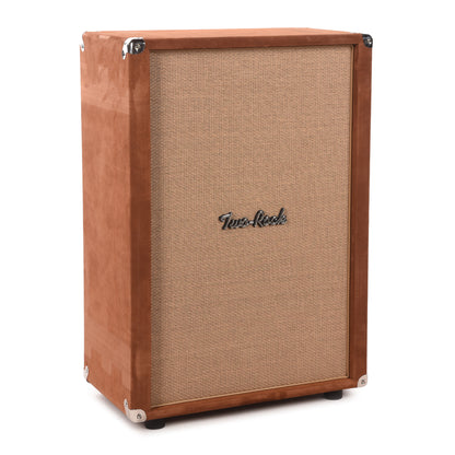 Two Rock 2x12 150w Vertical Cabinet w/Two-Rock 1265B Speaker Tobacco Suede w/ Cane Grill Amps / Guitar Amps / Guitar Cabinets