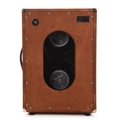 Two Rock 2x12 150w Vertical Cabinet w/Two-Rock 1265B Speaker Tobacco Suede w/ Cane Grill Amps / Guitar Amps / Guitar Cabinets