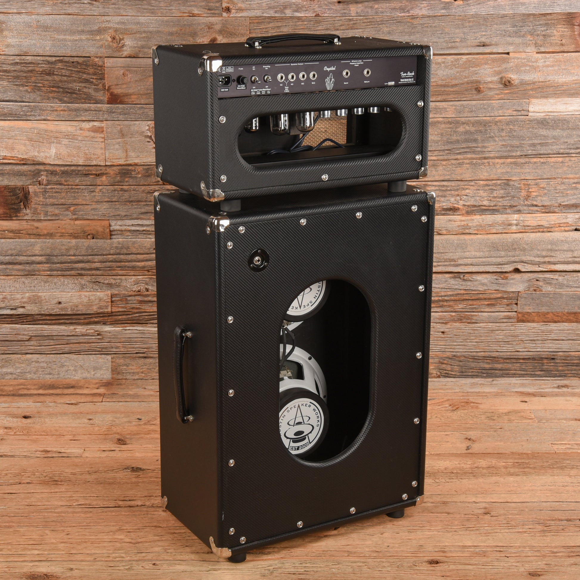 Two Rock Crystal 6L6 50-Watt Guitar Amp Head with Matching 2x12 Cabinet  2014 Amps / Guitar Amps / Guitar Cabinets