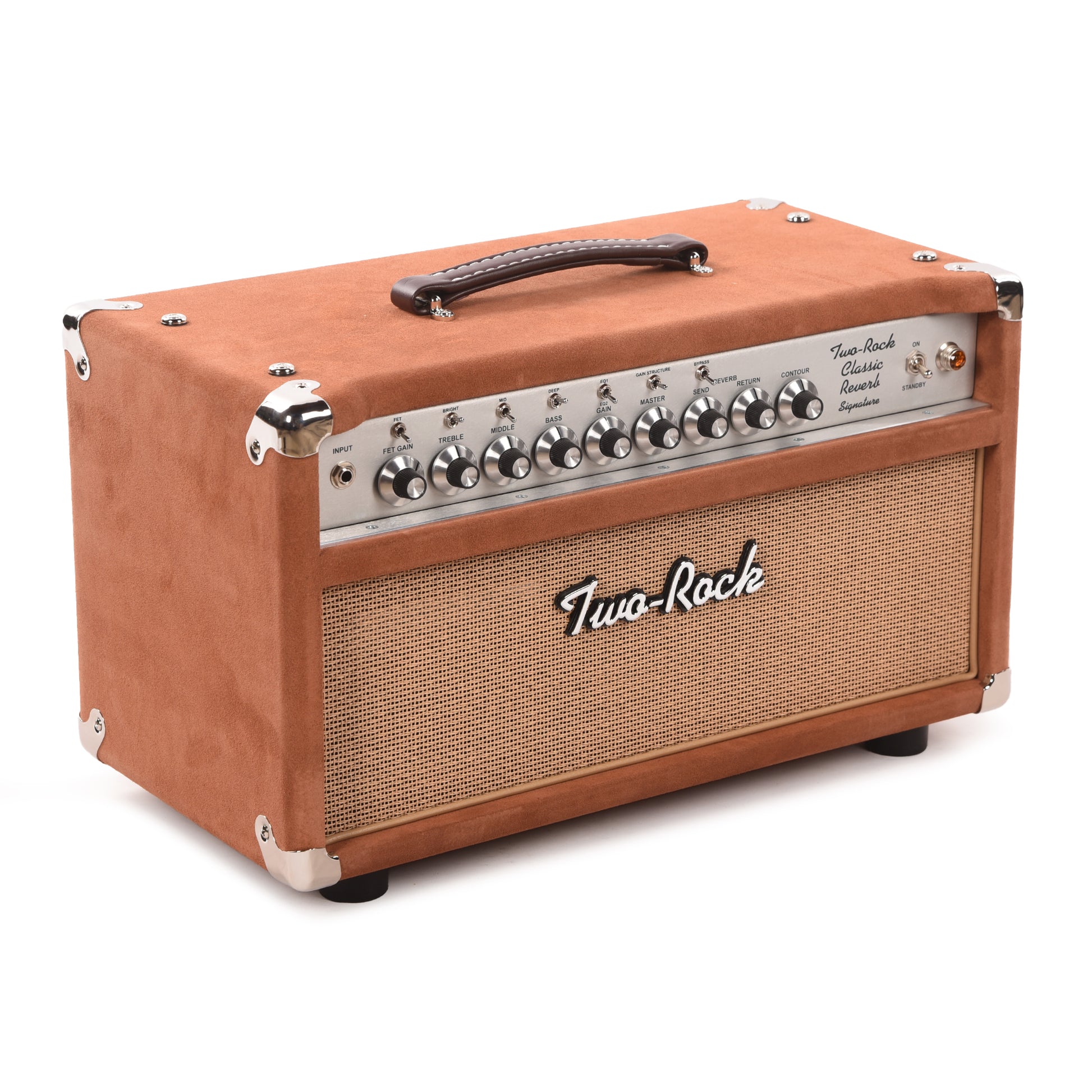 Two Rock Classic Reverb Signature 100/50W Head Tobacco Suede w/Cane Grill Amps / Guitar Amps / Guitar Combos