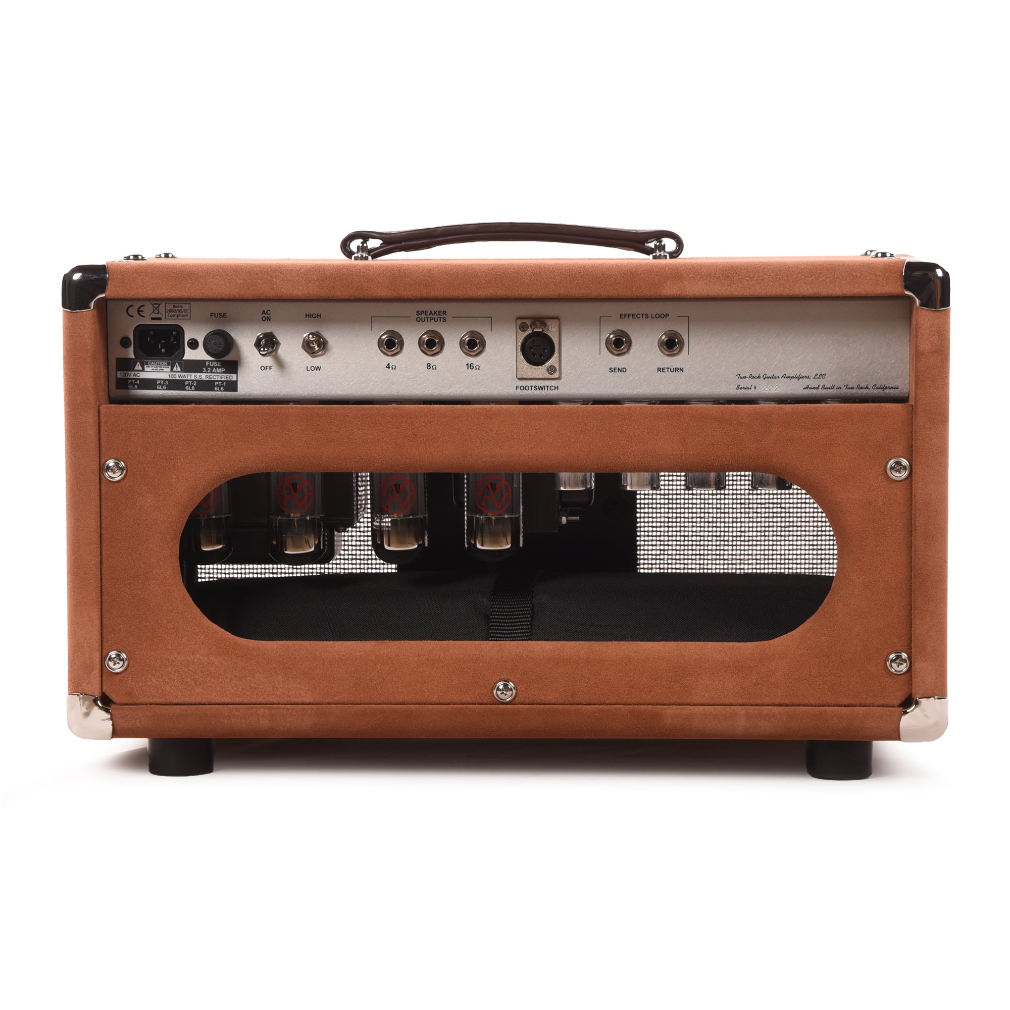 Two Rock Classic Reverb Signature 100/50W Head Tobacco Suede w/Cane Grill Amps / Guitar Amps / Guitar Combos