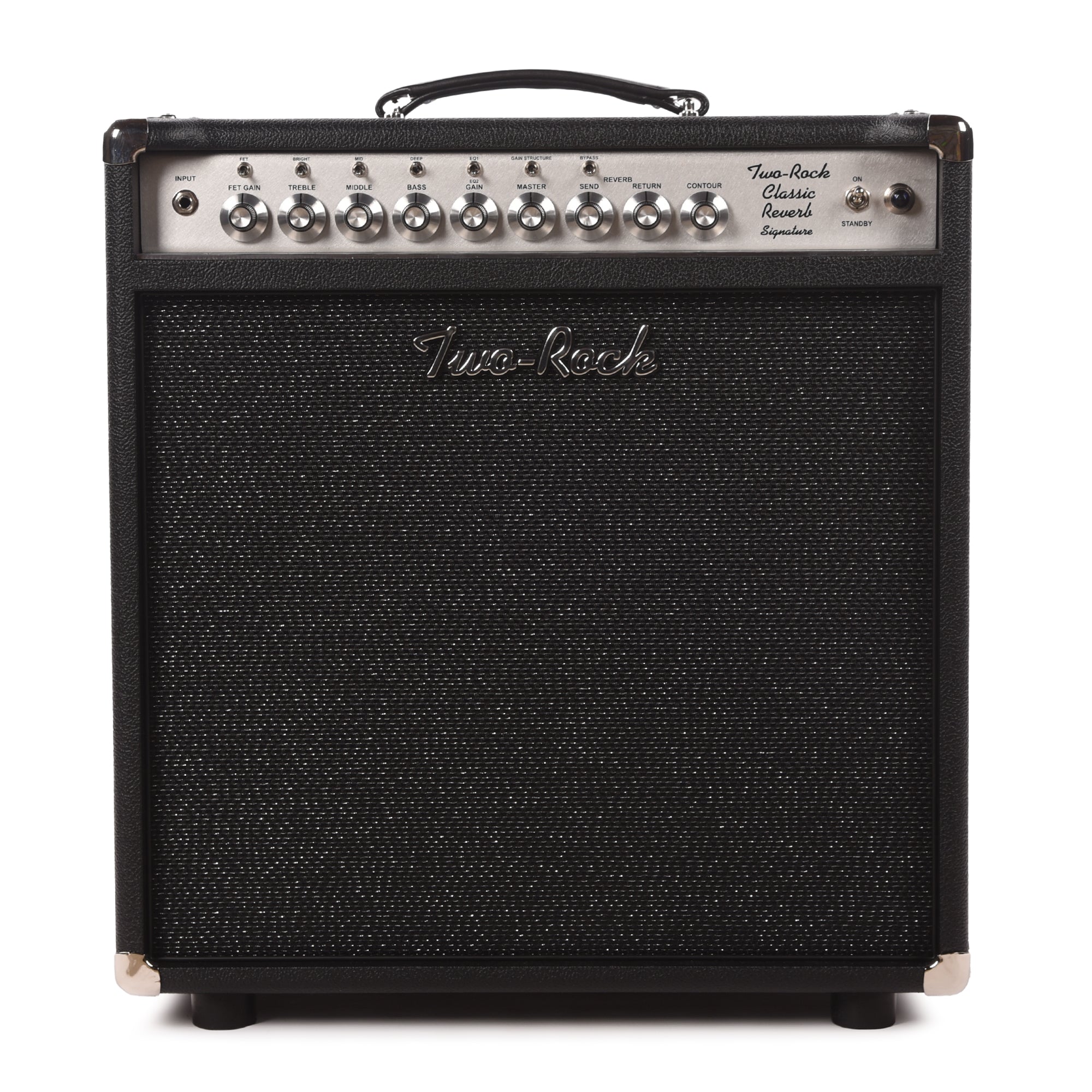 Two Rock Classic Reverb Signature 40/20W 1x12 Combo w/ Black Bronco Tolex & Black Sparkle Matrix Cloth Amps / Guitar Amps / Guitar Combos