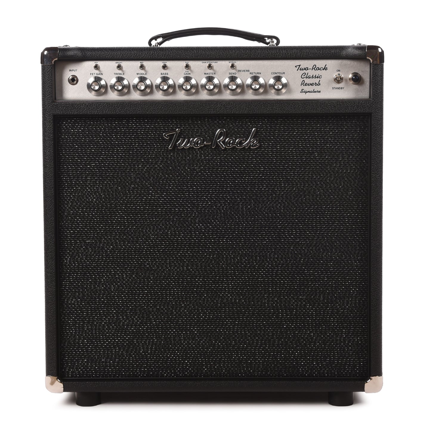 Two Rock Classic Reverb Signature 40/20W 1x12 Combo w/ Black Bronco Tolex & Black Sparkle Matrix Cloth Amps / Guitar Amps / Guitar Combos