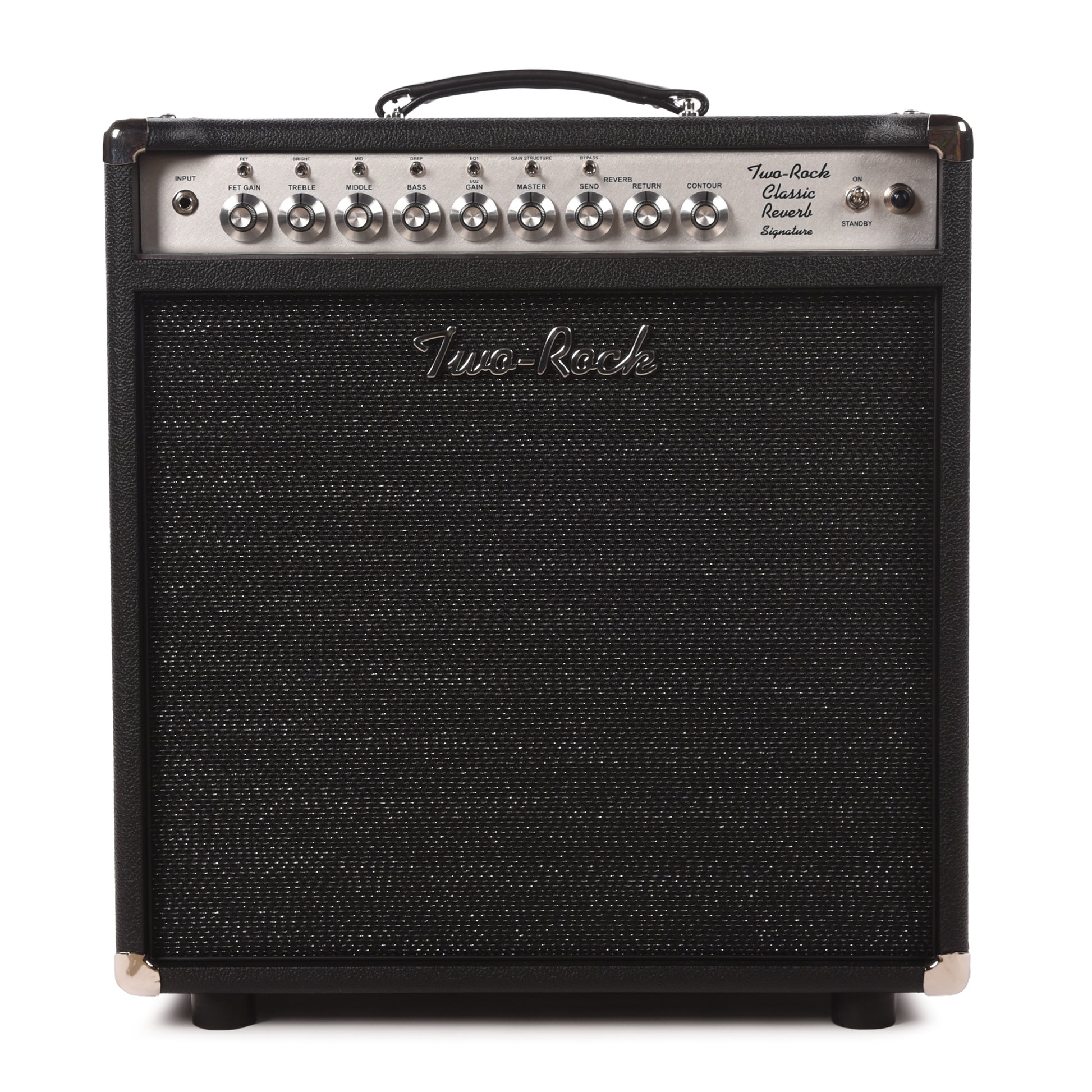 Two Rock Classic Reverb Signature 40/20W 1x12 Combo w/ Black Bronco Tolex & Black Sparkle Matrix Cloth Amps / Guitar Amps / Guitar Combos