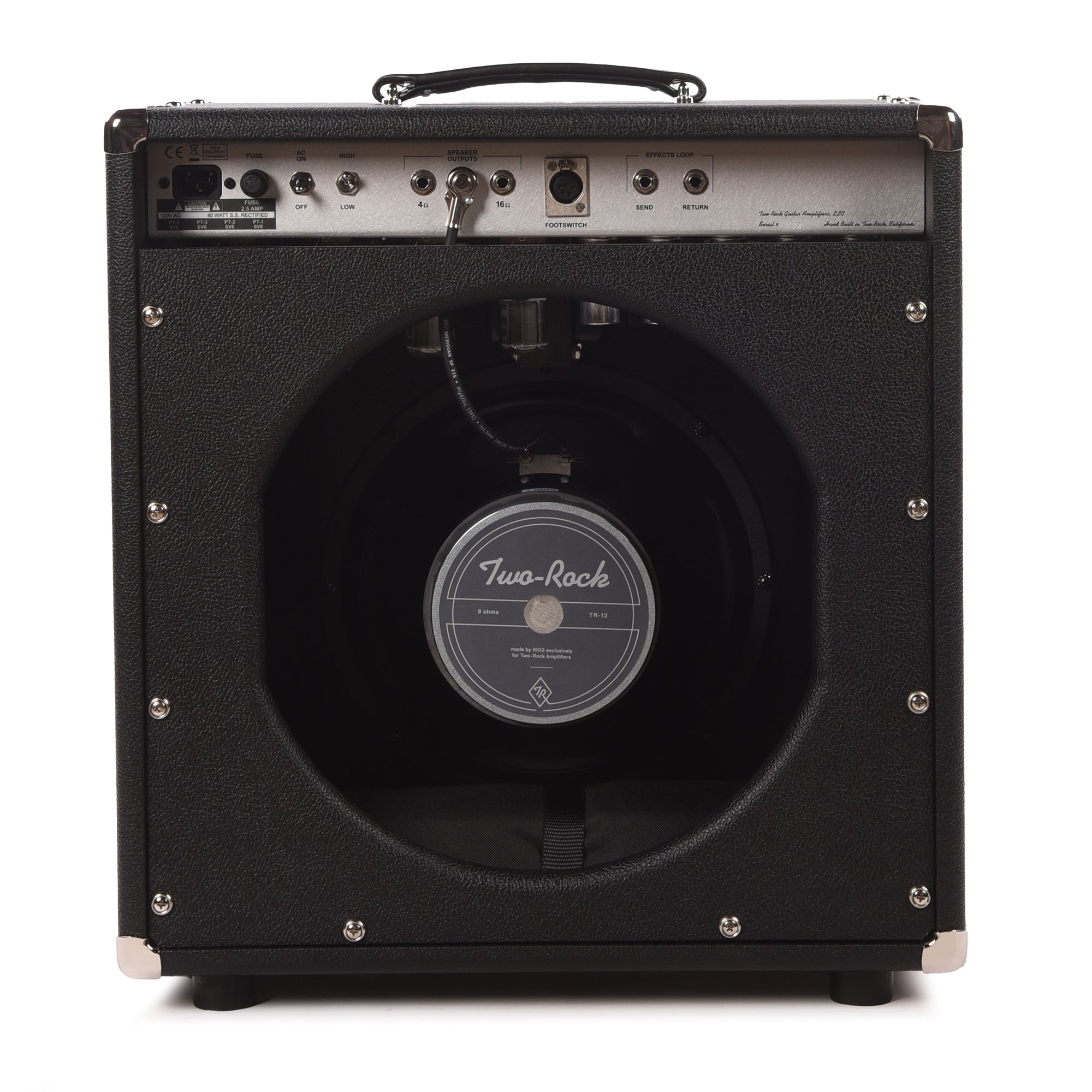 Two Rock Classic Reverb Signature 40/20W 1x12 Combo w/ Black Bronco Tolex & Black Sparkle Matrix Cloth Amps / Guitar Amps / Guitar Combos