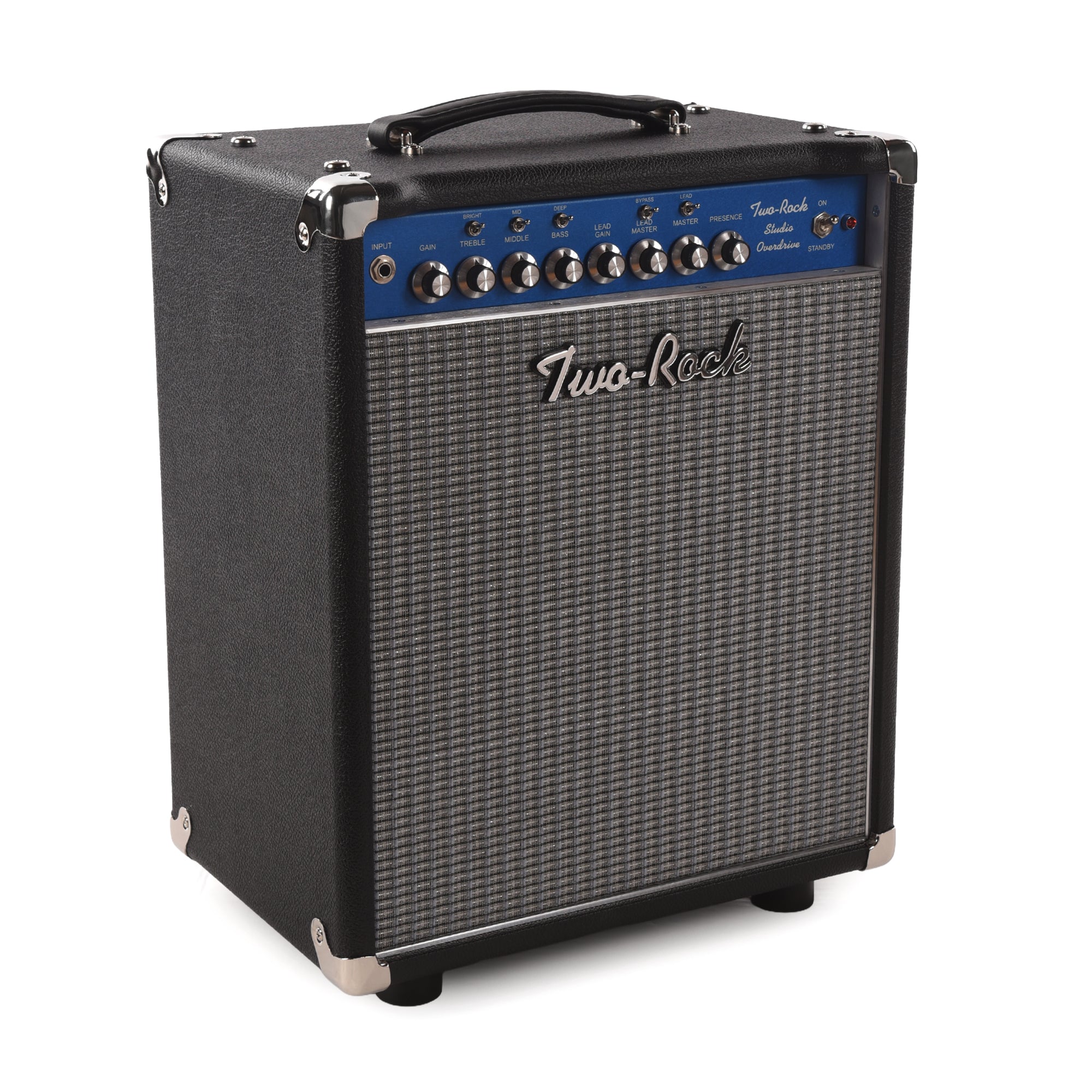 Two Rock Studio Overdrive 2-Channel Tube Amp Combo Black Bronco w/ Blu ...