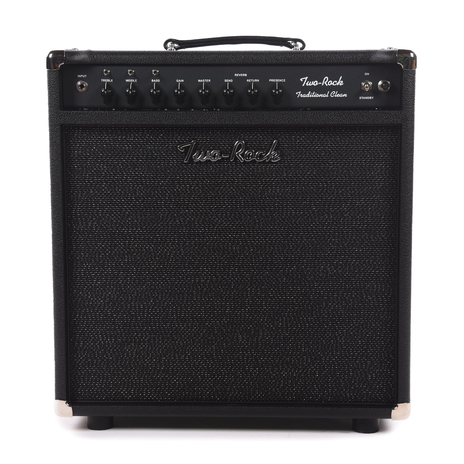 Two Rock Traditional Clean 100/50W 1x12 Combo w/ Black Bronco Tolex & Black Sparkle Matrix Cloth Amps / Guitar Amps / Guitar Combos