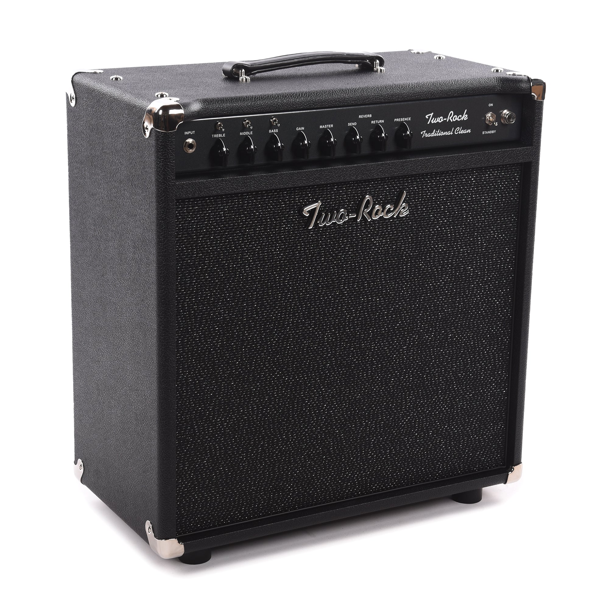 Two Rock Traditional Clean 100/50W 1x12 Combo w/ Black Bronco Tolex & Black Sparkle Matrix Cloth Amps / Guitar Amps / Guitar Combos