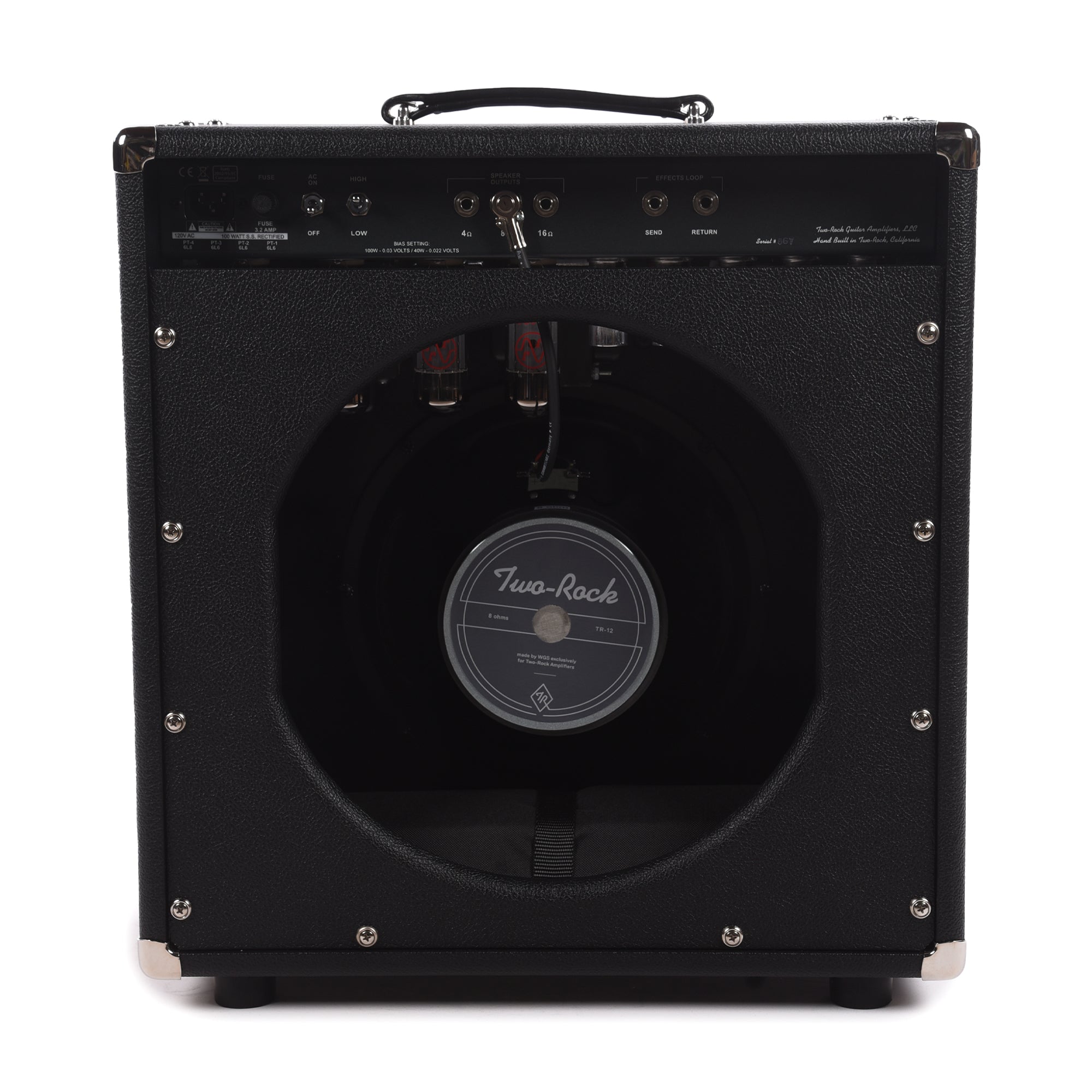 Two Rock Traditional Clean 100/50W 1x12 Combo w/ Black Bronco Tolex & Black Sparkle Matrix Cloth Amps / Guitar Amps / Guitar Combos