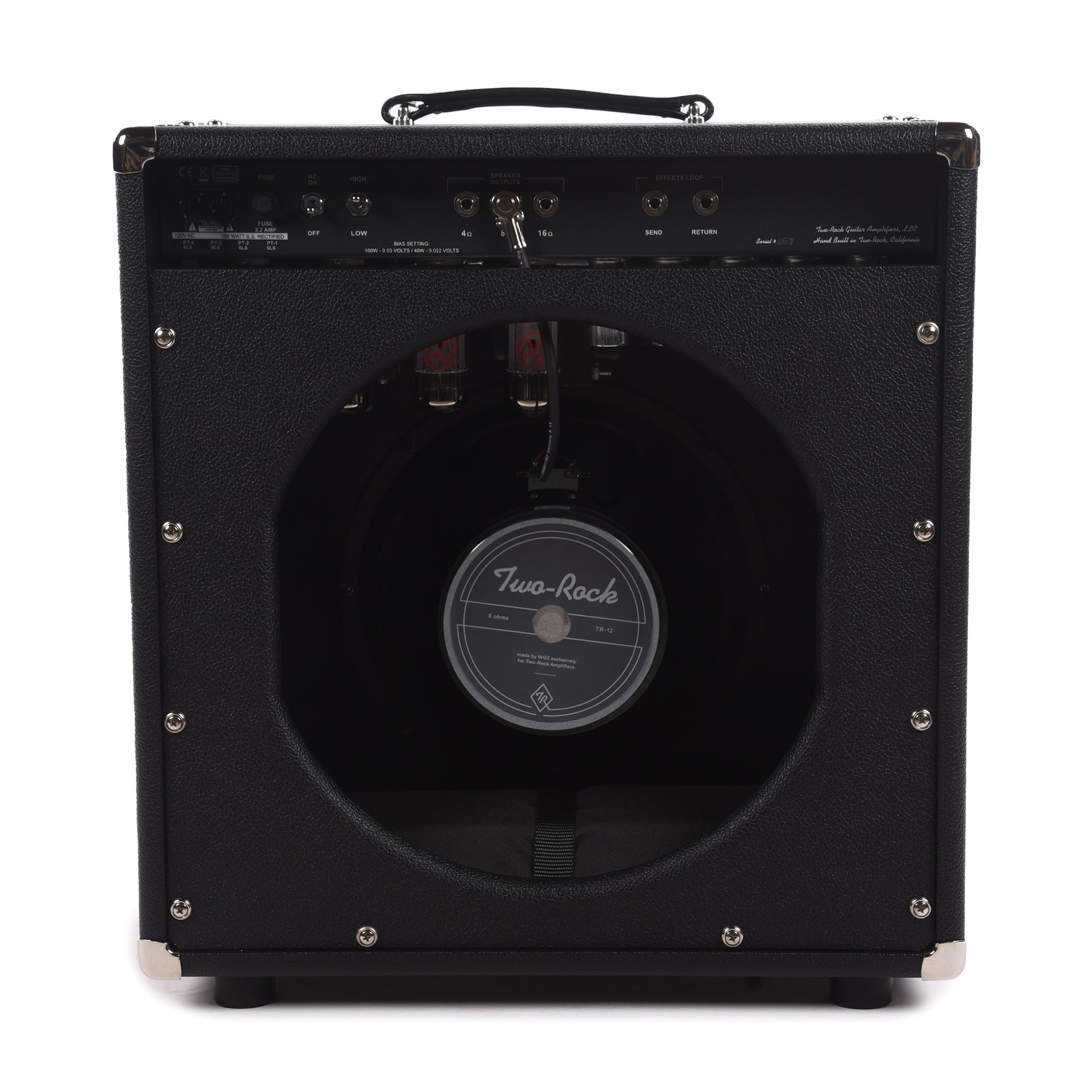 Two Rock Traditional Clean 100/50W 1x12 Combo w/ Black Bronco Tolex & Black Sparkle Matrix Cloth Amps / Guitar Amps / Guitar Combos