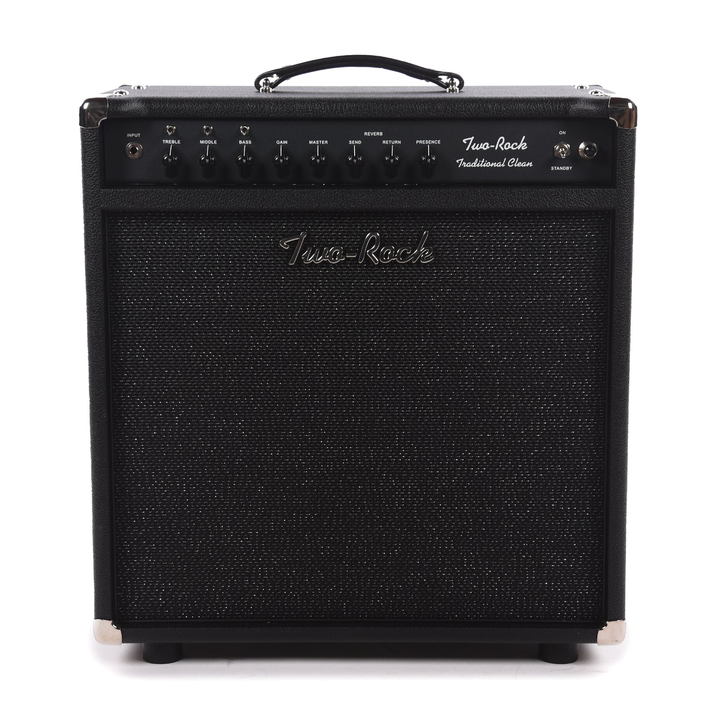 Two Rock Traditional Clean 40/20W 1x12 Combo w/ Black Bronco Tolex & Black Sparkle Matrix Cloth Amps / Guitar Amps / Guitar Combos