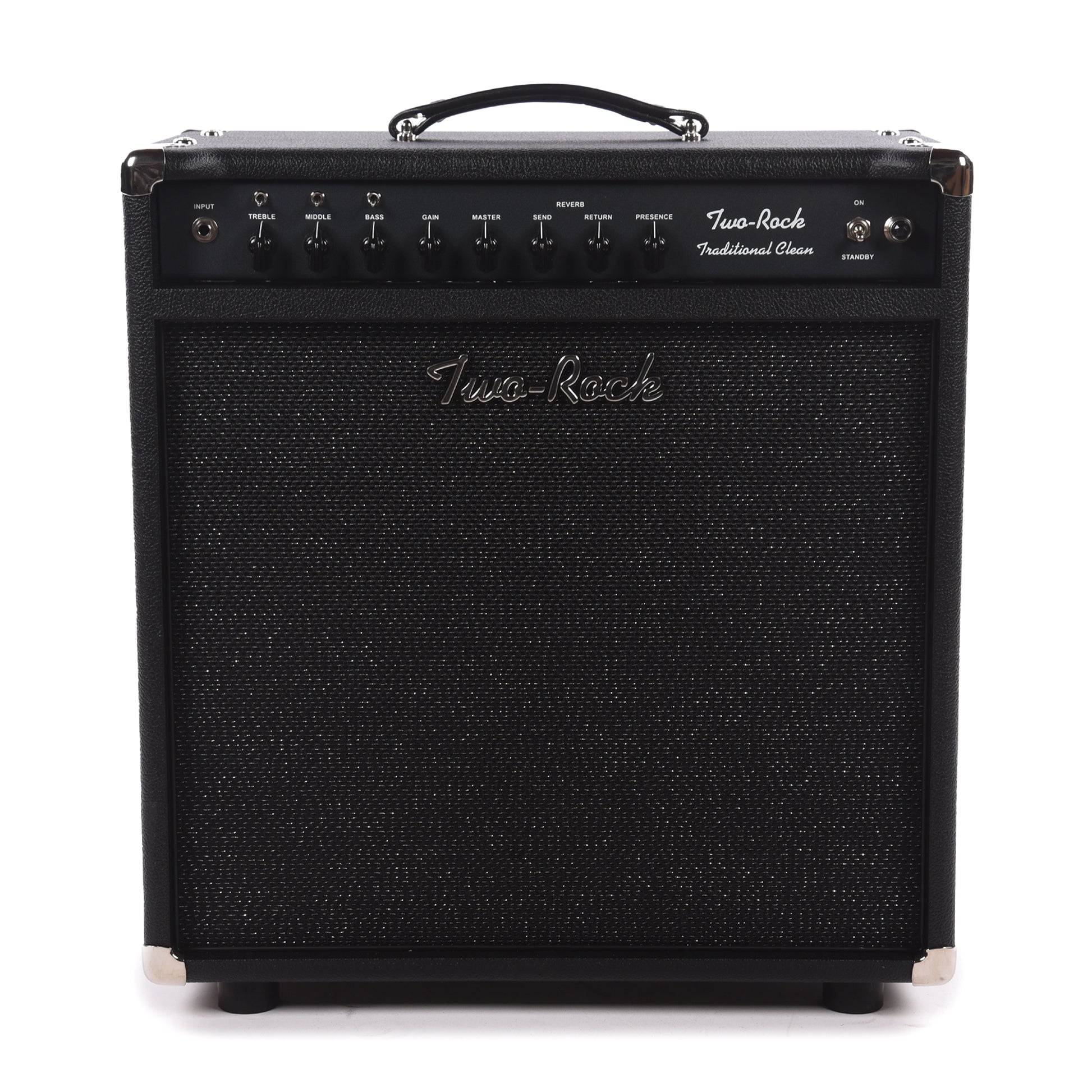 Two Rock Traditional Clean 40/20W 1x12 Combo w/ Black Bronco Tolex & Black Sparkle Matrix Cloth Amps / Guitar Amps / Guitar Combos