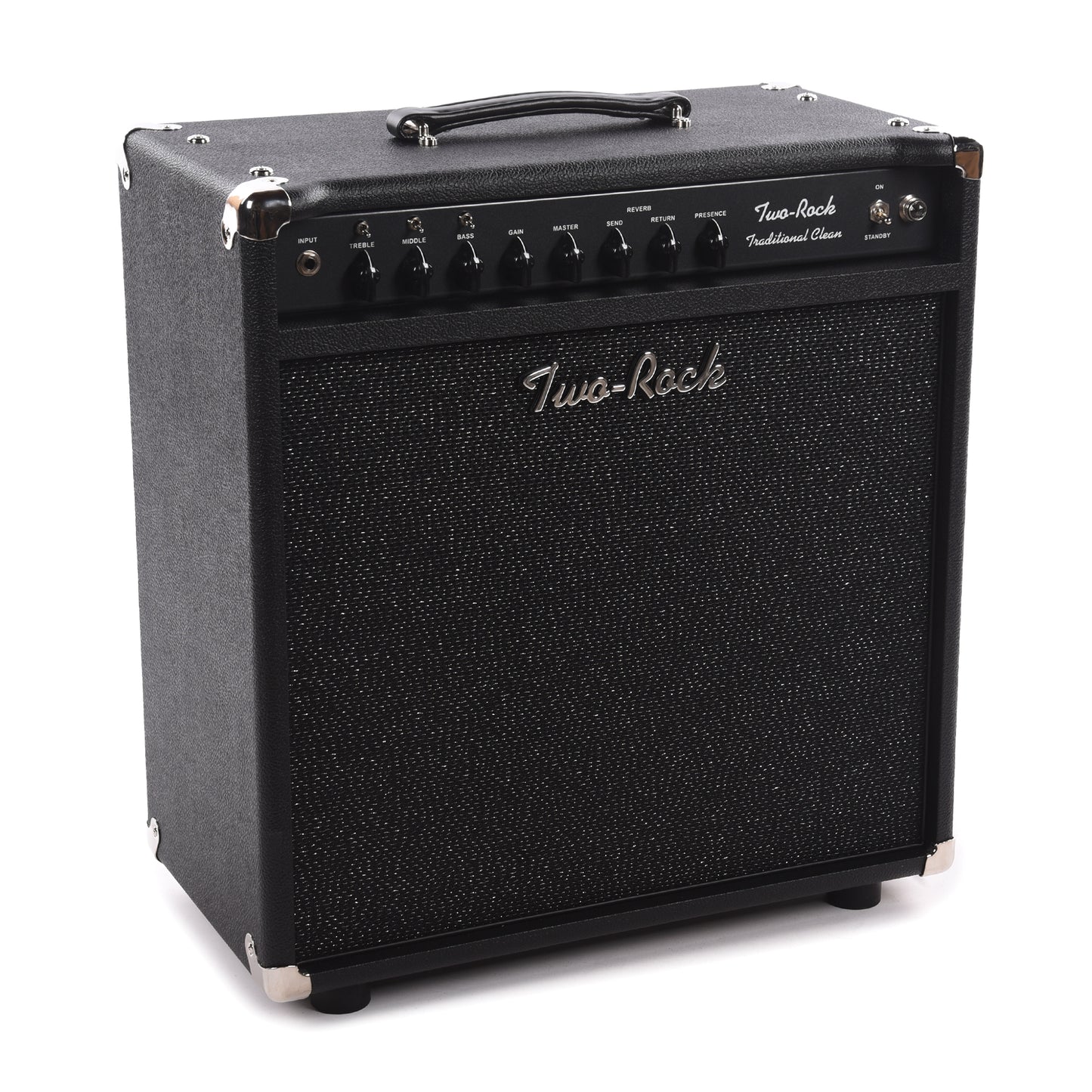 Two Rock Traditional Clean 40/20W 1x12 Combo w/ Black Bronco Tolex & Black Sparkle Matrix Cloth Amps / Guitar Amps / Guitar Combos