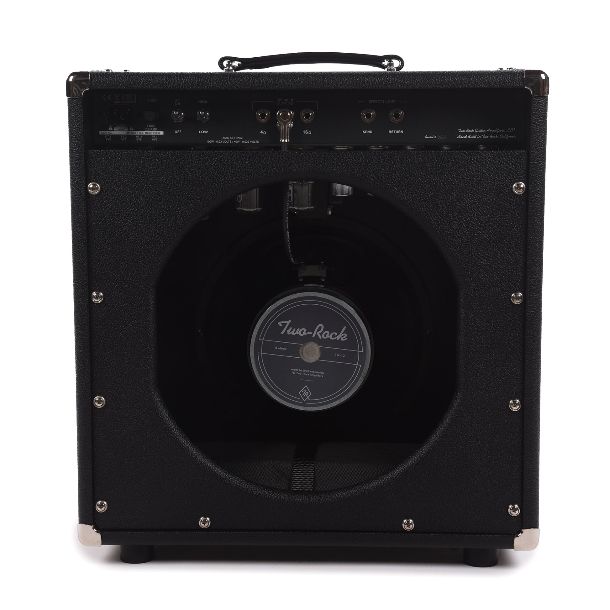 Two Rock Traditional Clean 40/20W 1x12 Combo w/ Black Bronco Tolex & Black Sparkle Matrix Cloth Amps / Guitar Amps / Guitar Combos
