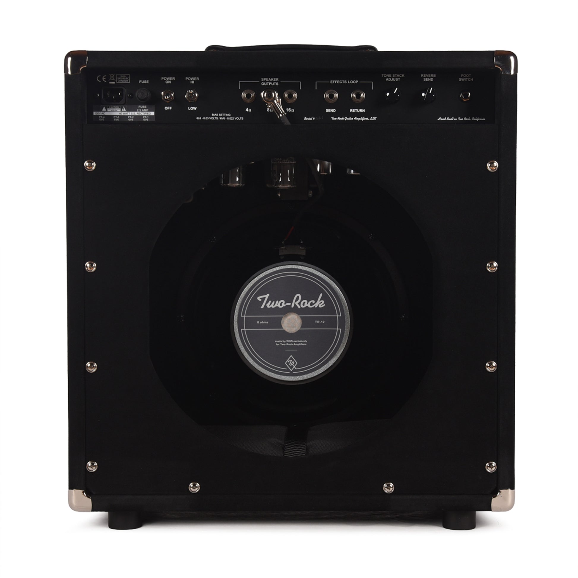 Two Rock Vintage Deluxe 40w 1x12 Combo Black Suede w/ Sparkle Cloth Amps / Guitar Amps / Guitar Combos