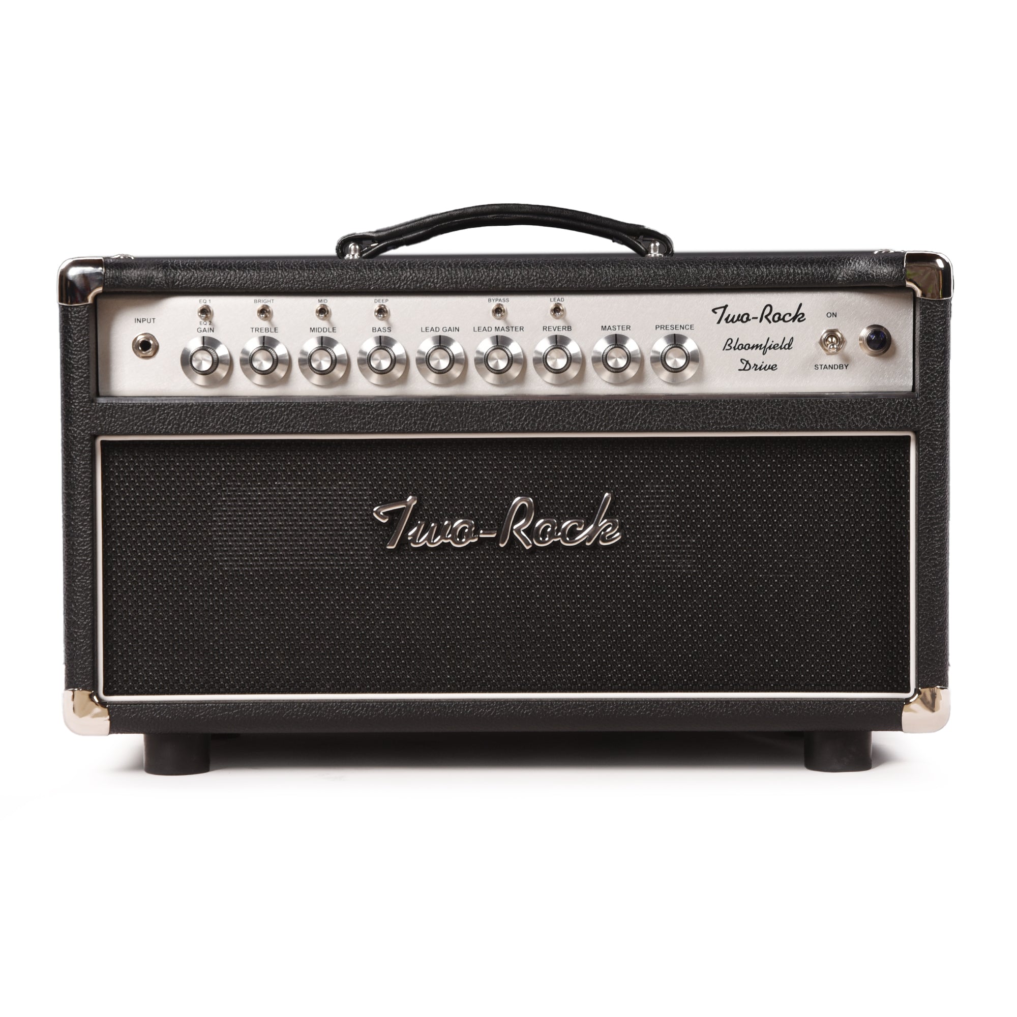 Two Rock Bloomfield Drive 100/50W Head Black Bronco w/ Black Matrix Grill Amps / Guitar Amps / Guitar Heads