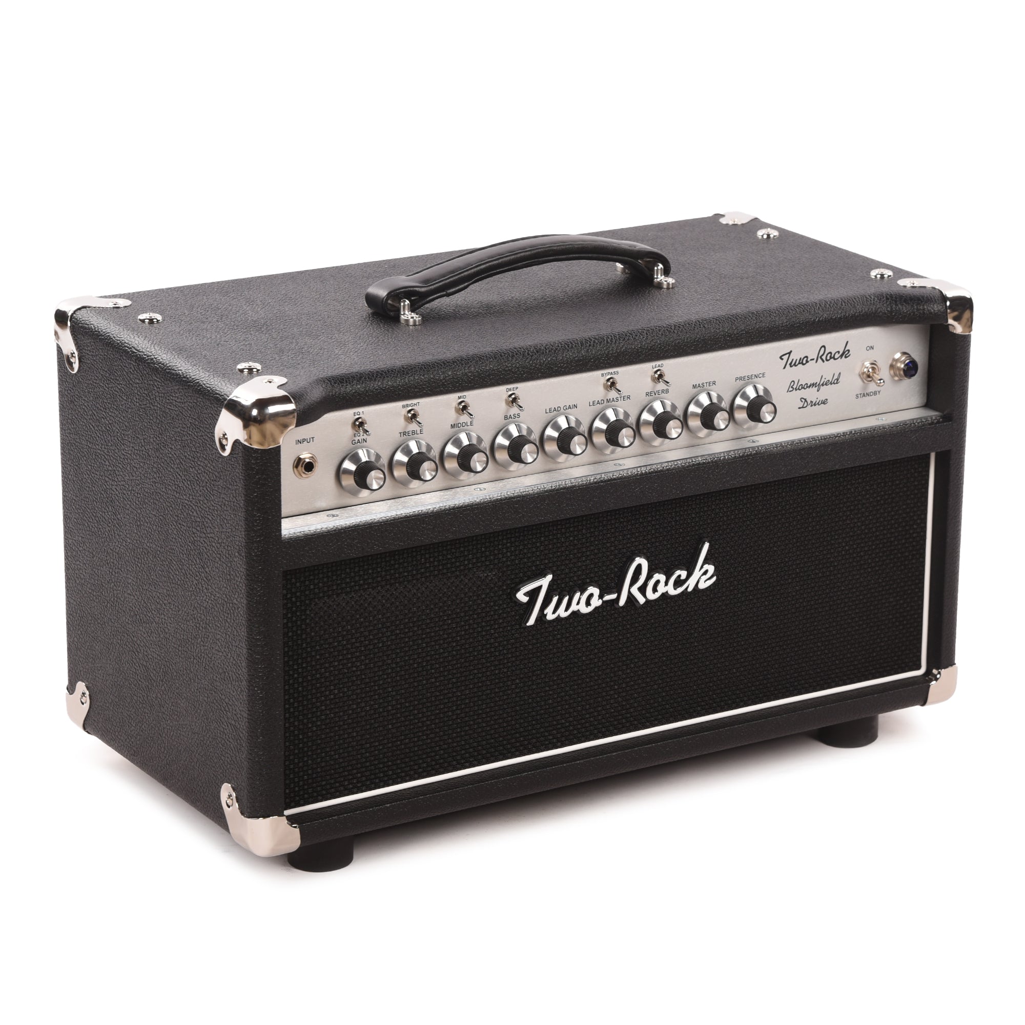 Two Rock Bloomfield Drive 100/50W Head Black Bronco w/ Black Matrix Grill Amps / Guitar Amps / Guitar Heads