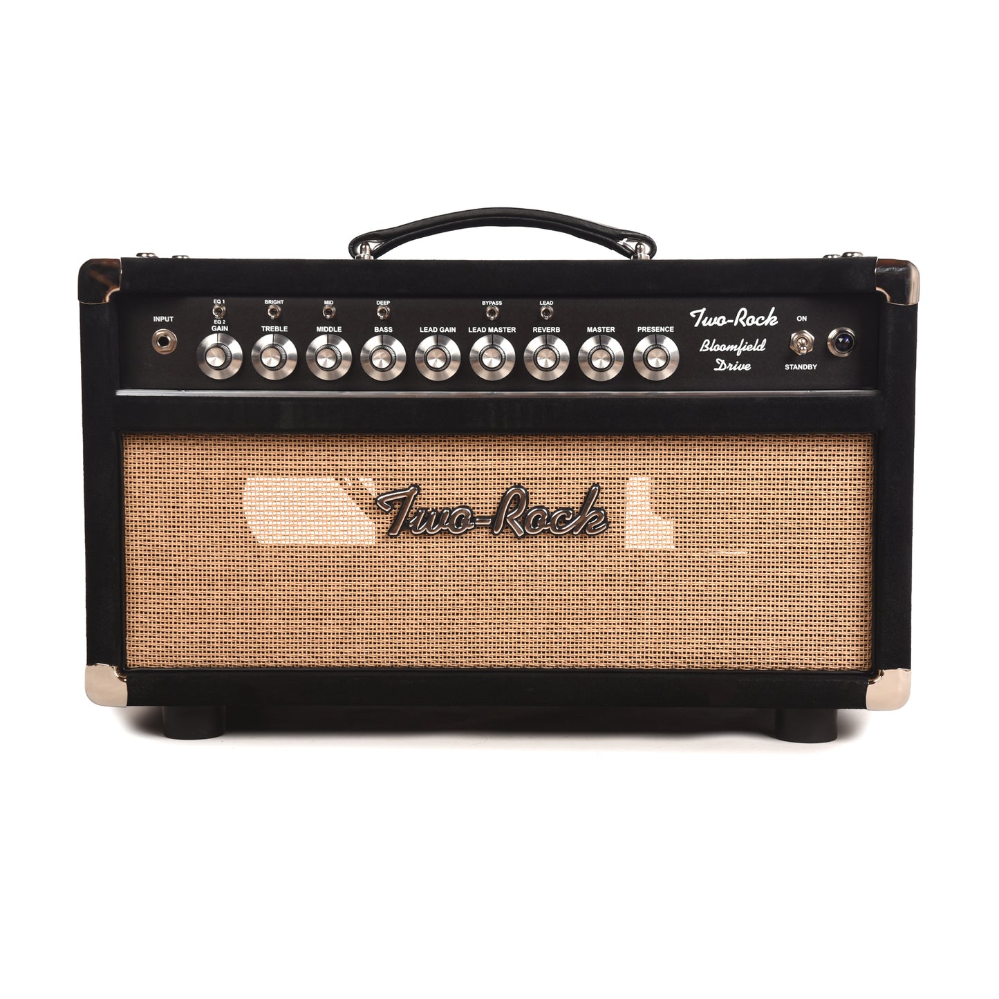 Two Rock Bloomfield Drive 100/50W Head Black Suede w/ Cane Grill Amps / Guitar Amps / Guitar Heads