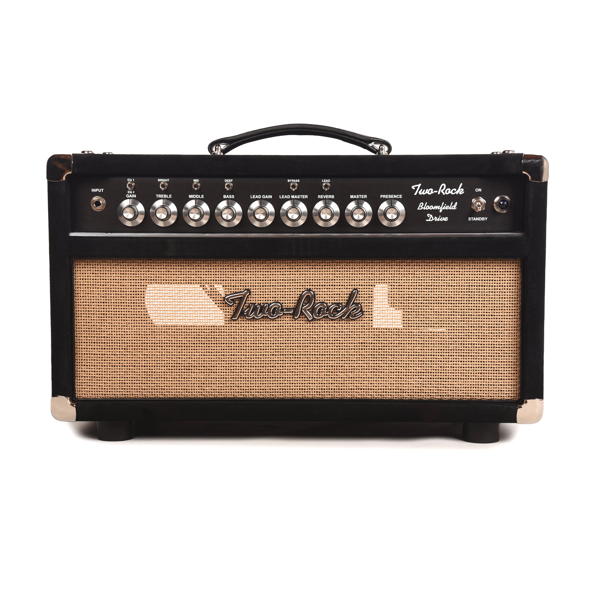 Two Rock Bloomfield Drive 100/50W Head Black Suede w/ Cane Grill Amps / Guitar Amps / Guitar Heads