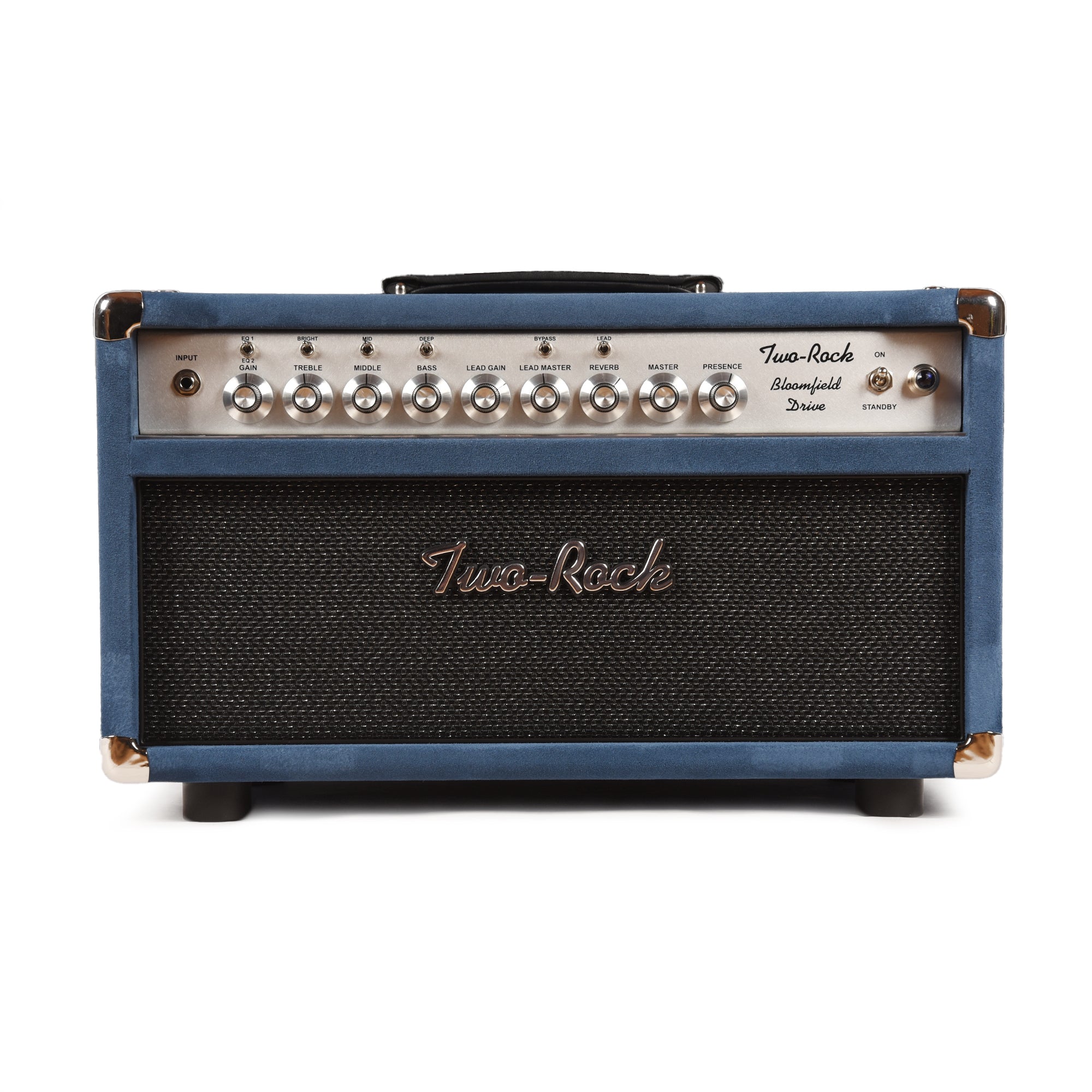 Two Rock Bloomfield Drive 100/50W Head Denim Suede w/ Sparkle Matrix Grill Amps / Guitar Amps / Guitar Heads