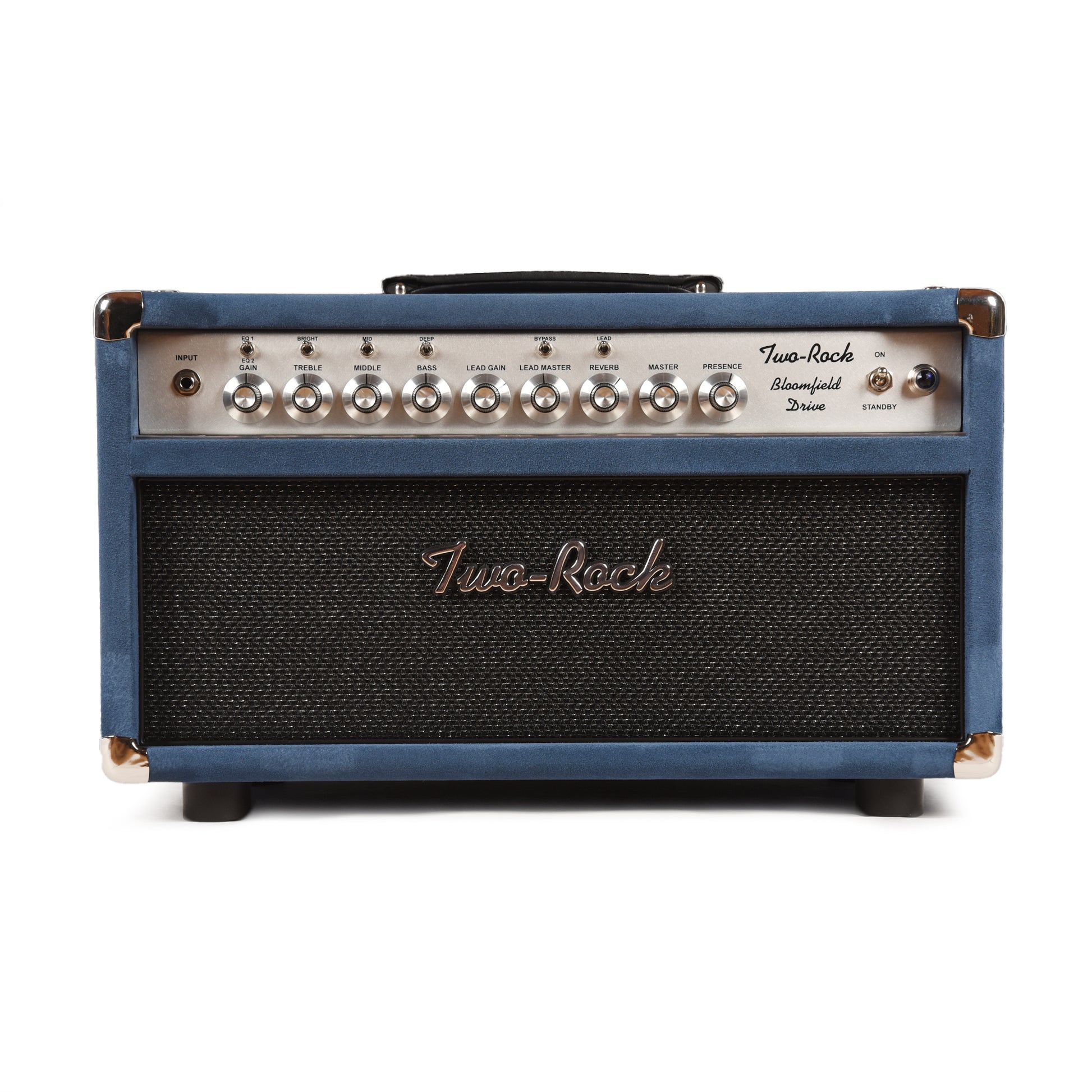 Two Rock Bloomfield Drive 100/50W Head Denim Suede w/ Sparkle Matrix Grill Amps / Guitar Amps / Guitar Heads