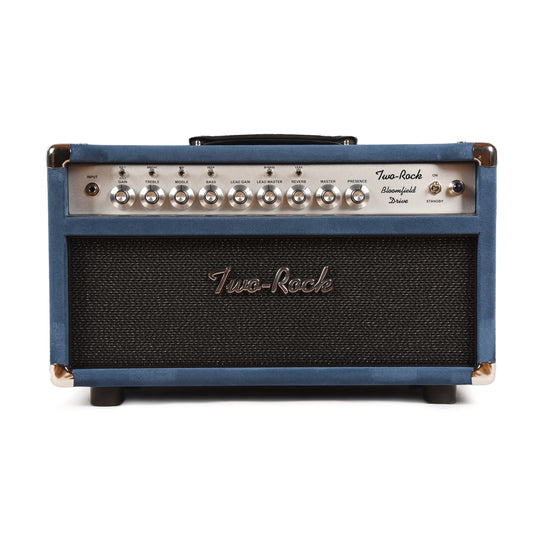 Two Rock Bloomfield Drive 100/50W Head Denim Suede w/ Sparkle Matrix Grill Amps / Guitar Amps / Guitar Heads