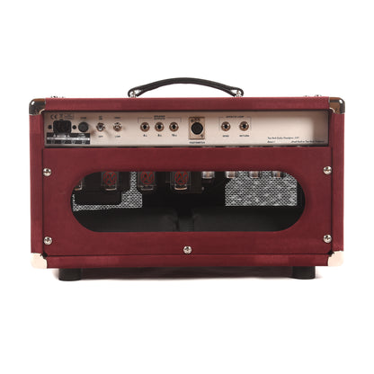Two Rock Classic Reverb Signature 100/50W Head Burgundy Suede w/ Sparkle Matrix Grill Amps / Guitar Amps / Guitar Heads
