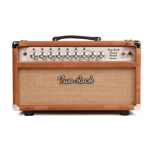Two Rock Classic Reverb Signature 40/20W Head Tobacco Suede with Cane Cloth Amps / Guitar Amps / Guitar Heads