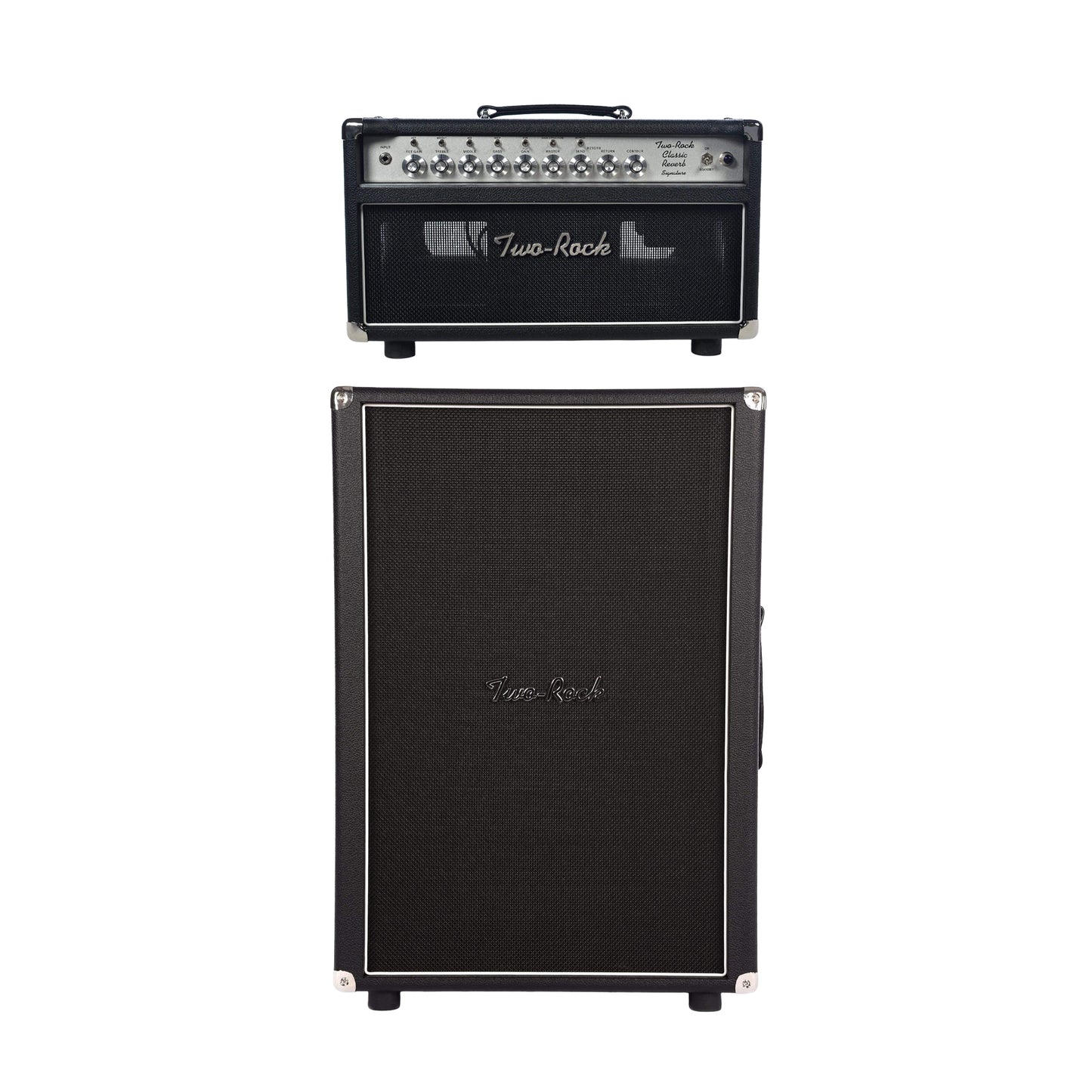 Two Rock Classic Reverb Signature 50w Head and 2x12 Speaker Cab Black Bronco Bundle Amps / Guitar Amps / Guitar Heads