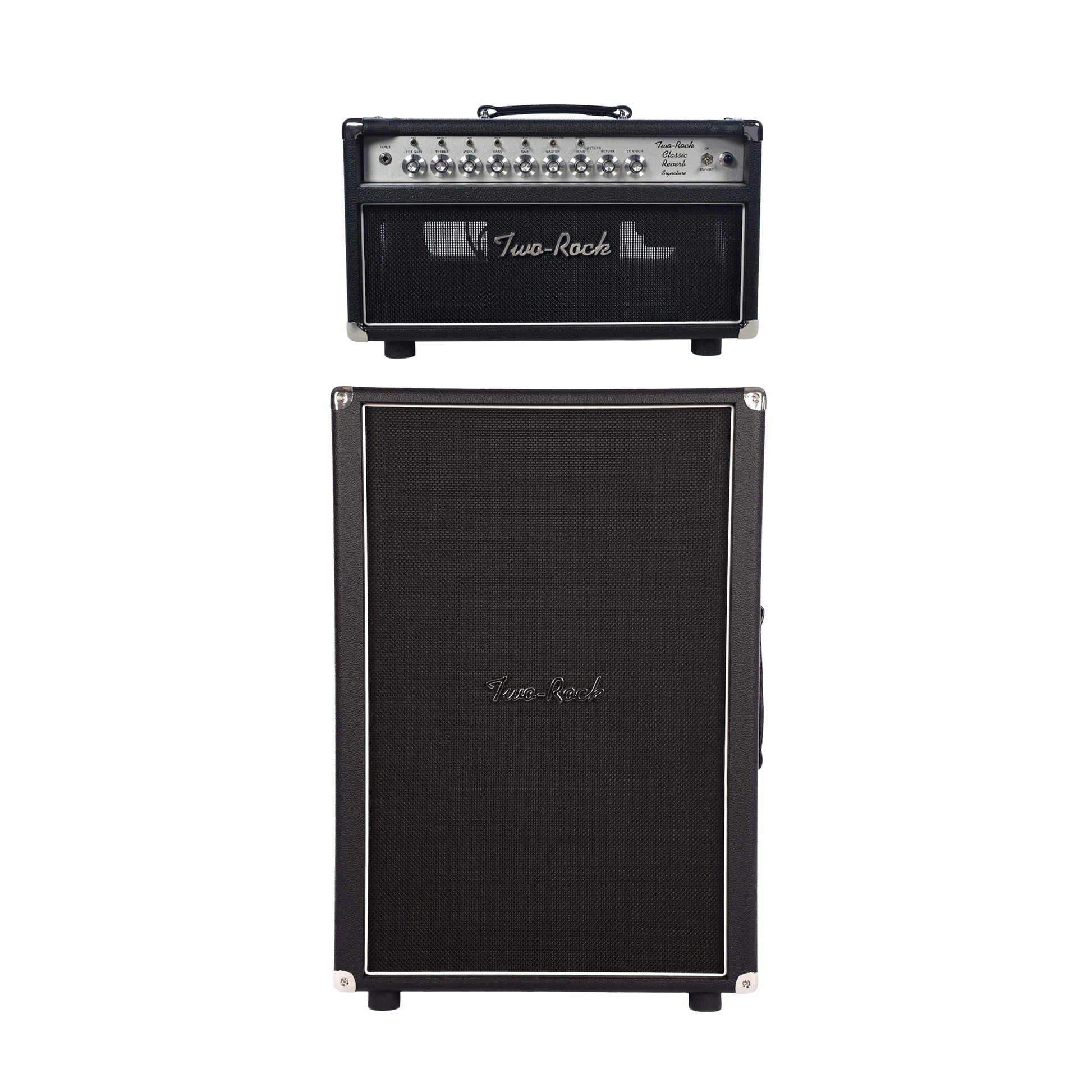 Two Rock Classic Reverb Signature 50w Head and 2x12 Speaker Cab Black Bronco Bundle Amps / Guitar Amps / Guitar Heads