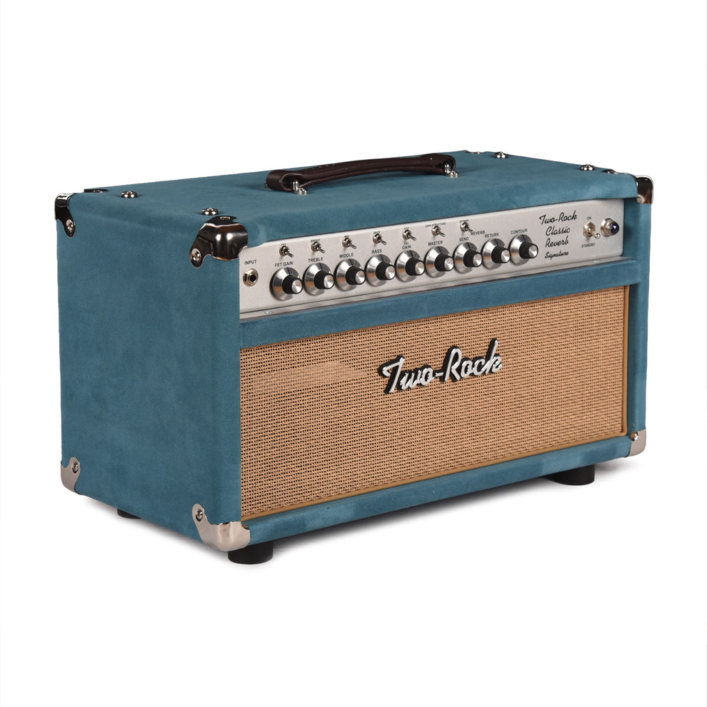 Two Rock Classic Reverb Signature Silver Anodized 100w Head Medium Blu ...