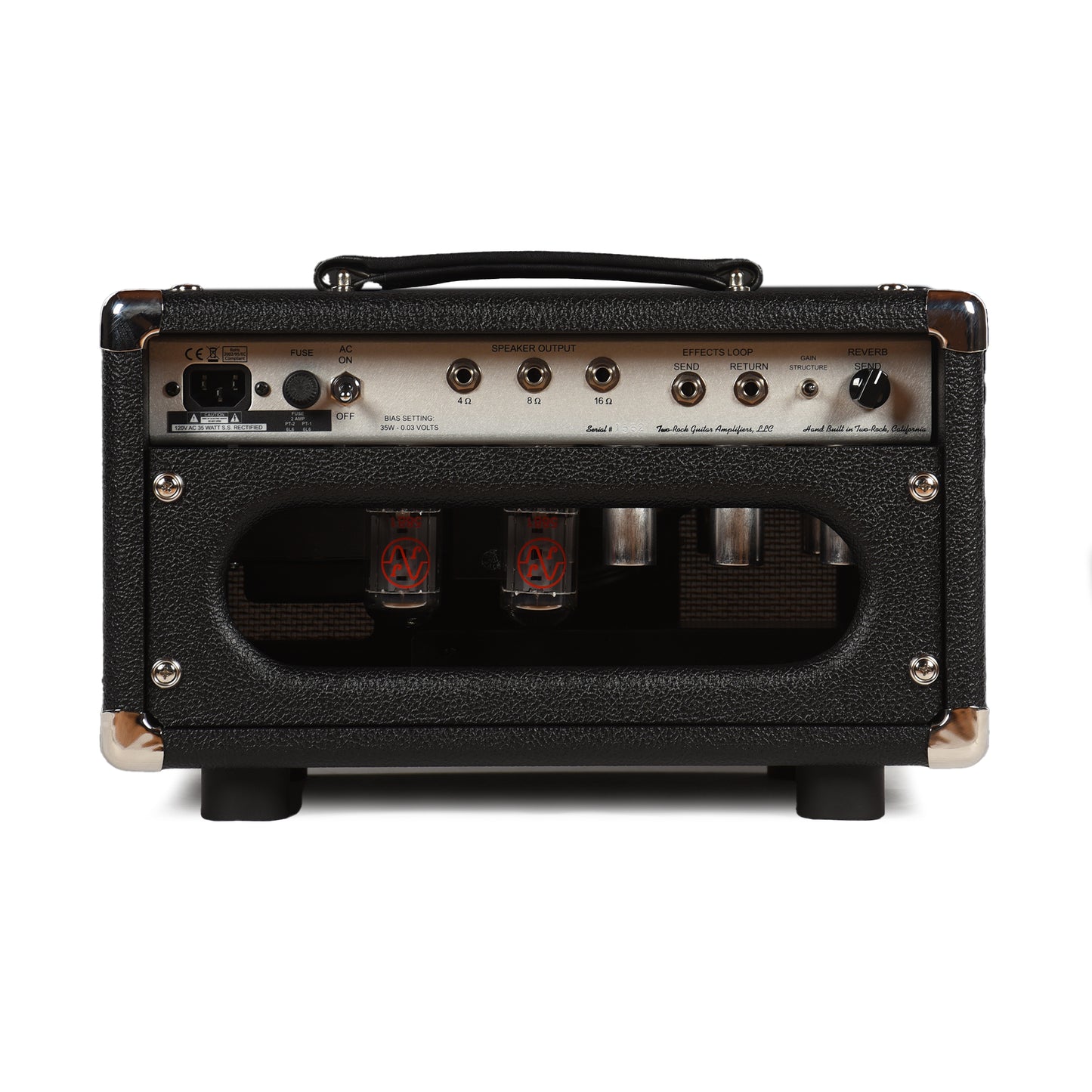 Two Rock Studio Signature 35W Head Silver Anodize Chasis w/Black Bronco Tolex w/ Cane Grill & Silver Knobs Amps / Guitar Amps / Guitar Heads