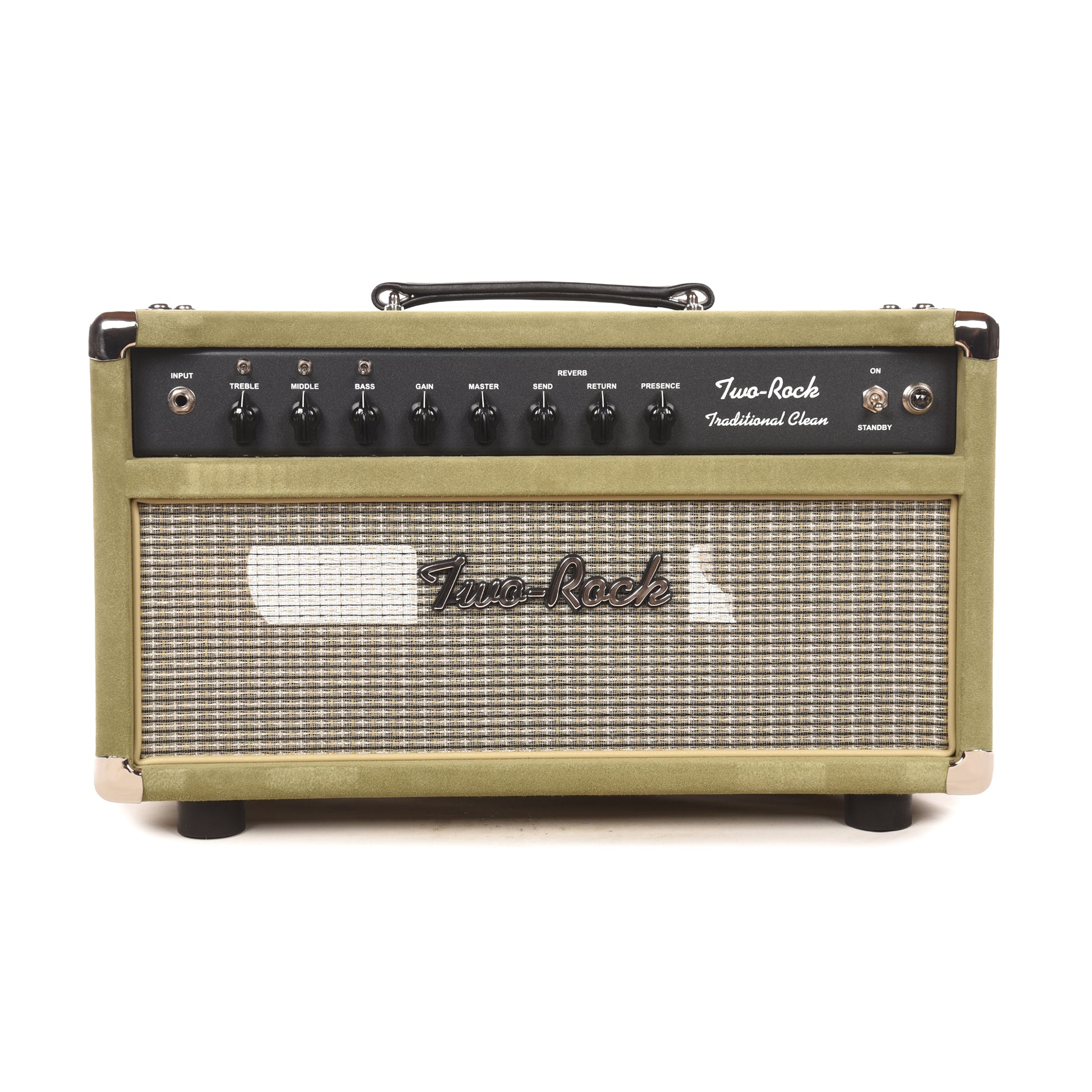 Two Rock Traditional Clean 100/50W Head Moss Suede w/ Vintage Beige Cloth Amps / Guitar Amps / Guitar Heads