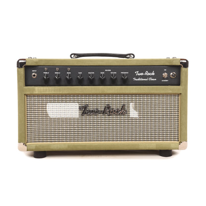 Two Rock Traditional Clean 100/50W Head Moss Suede w/ Vintage Beige Cloth Amps / Guitar Amps / Guitar Heads