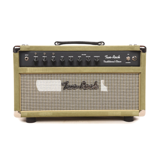 Two Rock Traditional Clean 100/50W Head Moss Suede w/ Vintage Beige Cloth Amps / Guitar Amps / Guitar Heads