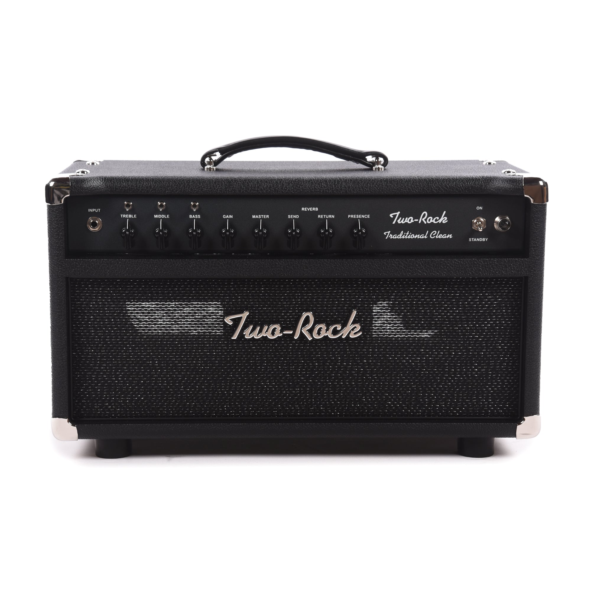 Two Rock Traditional Clean 40/20W Head w/ Black Bronco Tolex & Black Sparkle Matrix Cloth Amps / Guitar Amps / Guitar Heads
