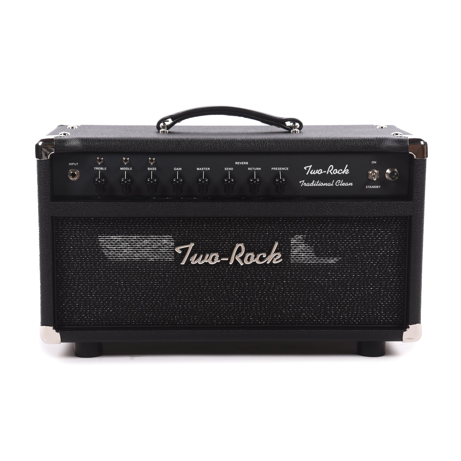 Two Rock Traditional Clean 40/20W Head w/ Black Bronco Tolex & Black Sparkle Matrix Cloth Amps / Guitar Amps / Guitar Heads