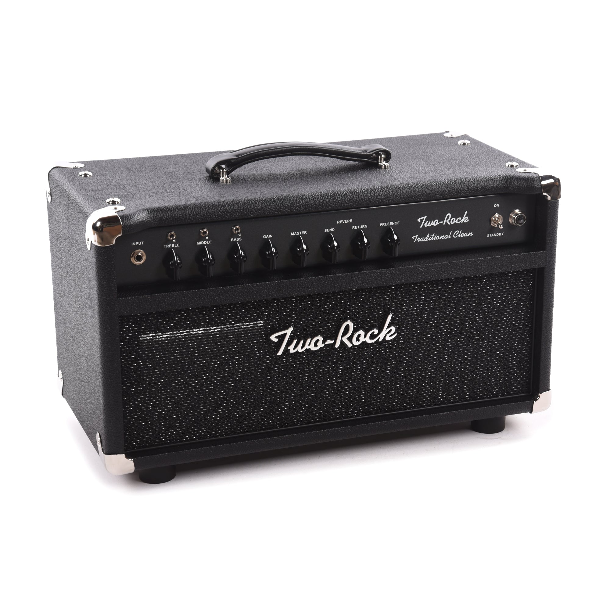 Two Rock Traditional Clean 40/20W Head w/ Black Bronco Tolex & Black Sparkle Matrix Cloth Amps / Guitar Amps / Guitar Heads