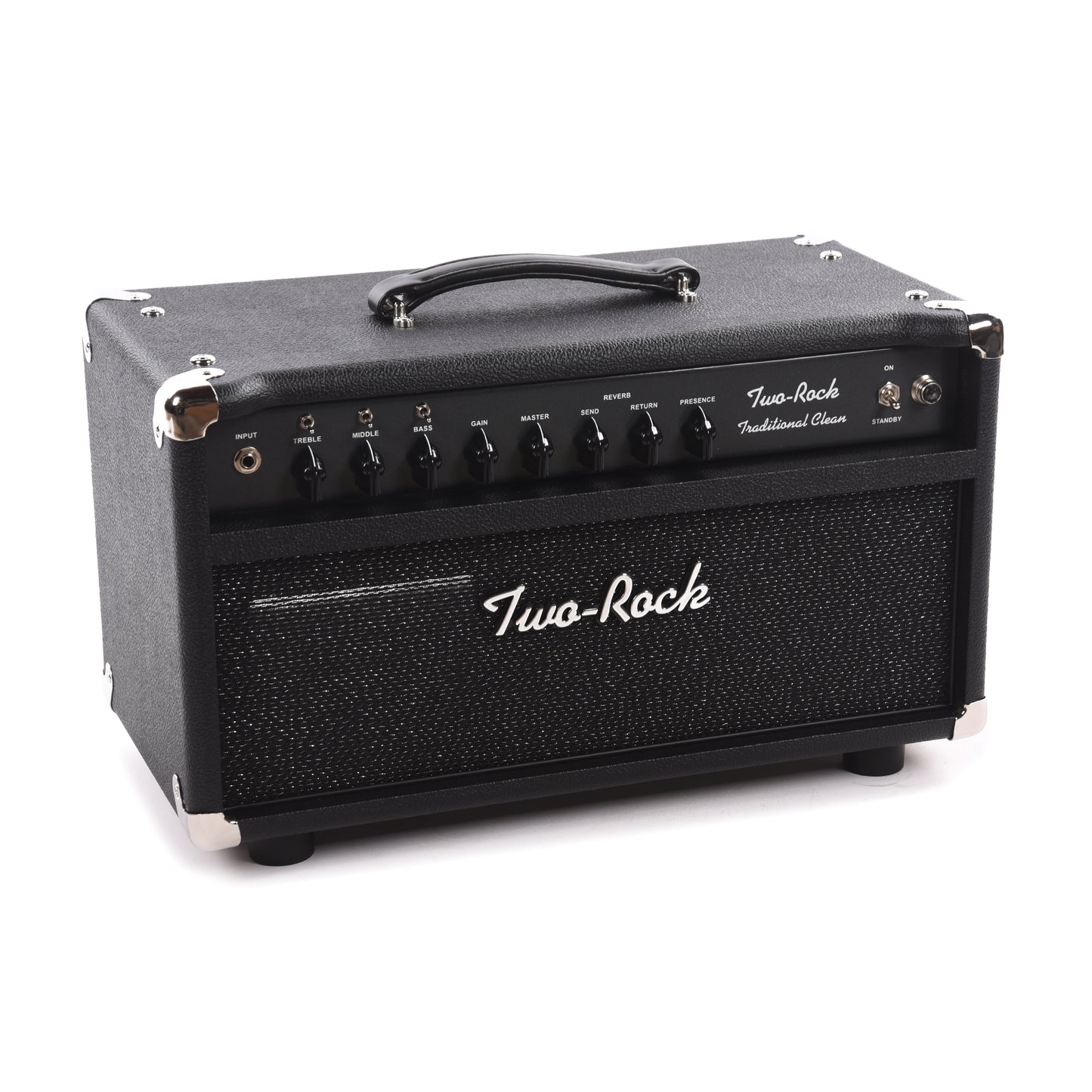 Two Rock Traditional Clean 40/20W Head w/ Black Bronco Tolex & Black Sparkle Matrix Cloth Amps / Guitar Amps / Guitar Heads