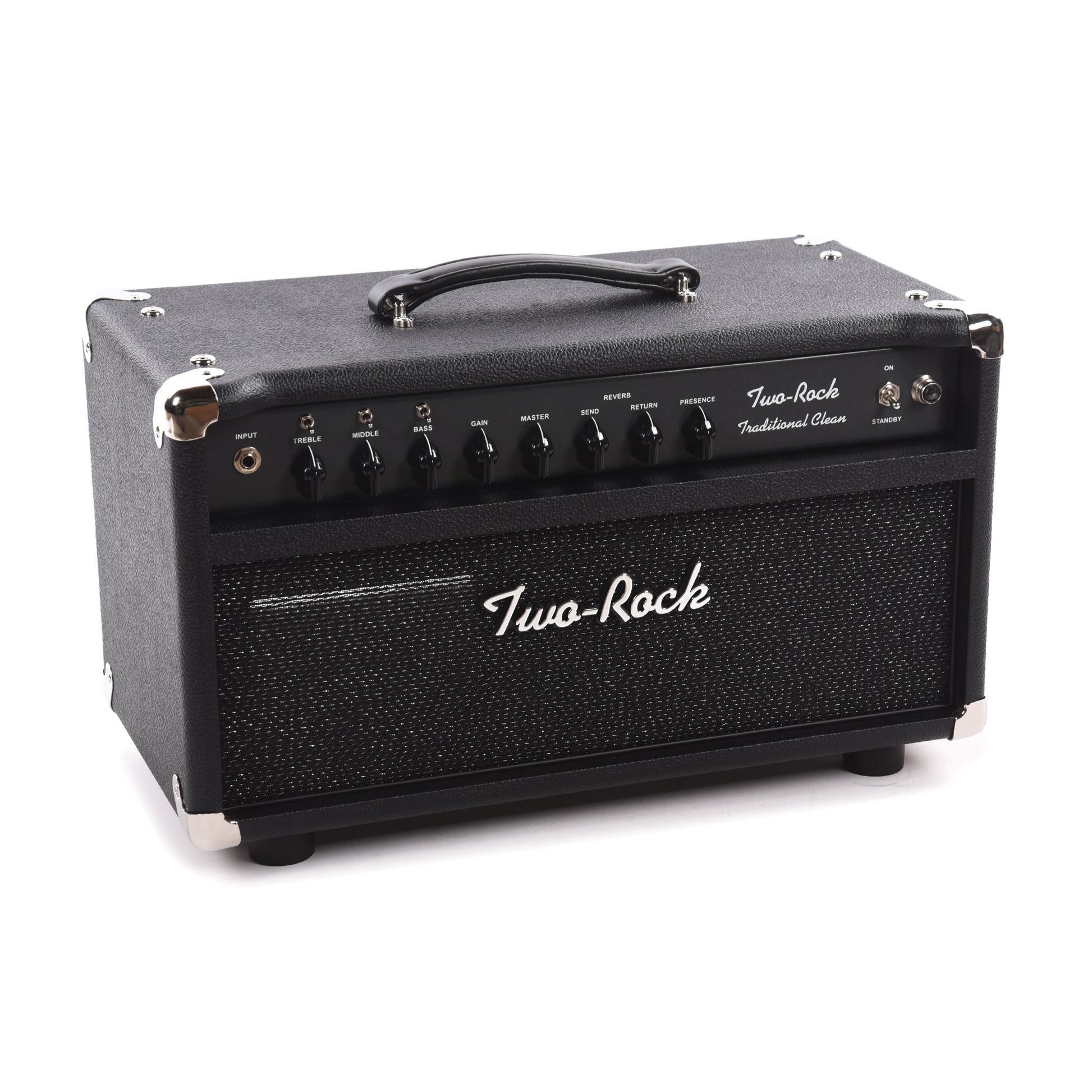Two Rock Traditional Clean 40/20W Head w/ Black Bronco Tolex & Black Sparkle Matrix Cloth Amps / Guitar Amps / Guitar Heads