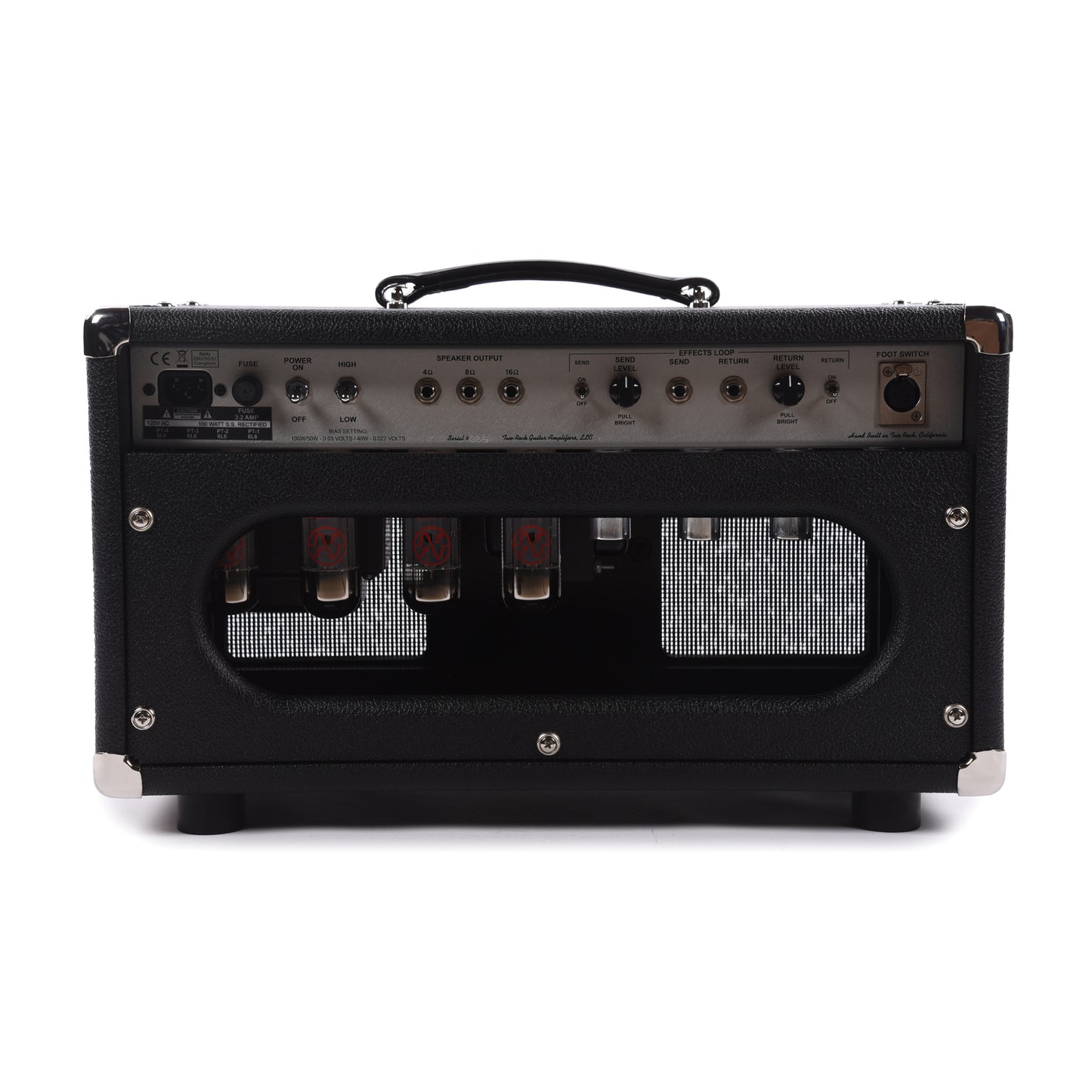 Two Rock TS1 100W Head Silver Anodized Chasis Black Bronco Tolex w/Silver Skirted Knobs Amps / Guitar Amps / Guitar Heads