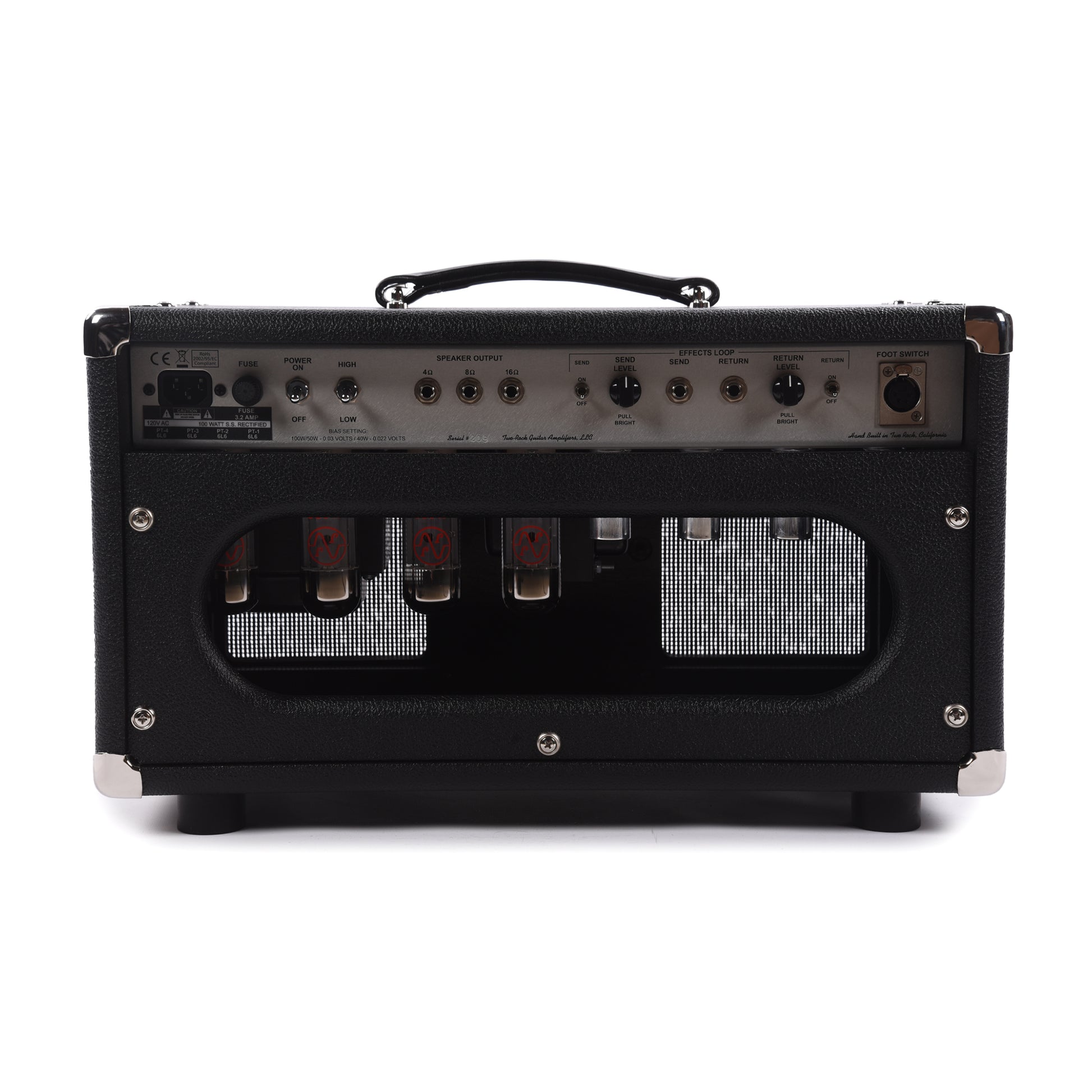 Two Rock TS1 100W Head Silver Anodized Chasis Black Bronco Tolex w/Silver Skirted Knobs Amps / Guitar Amps / Guitar Heads