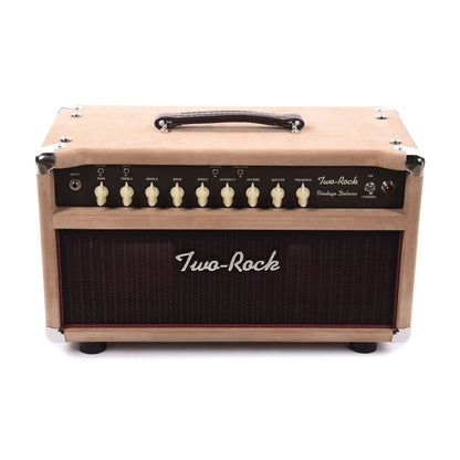 Two Rock Vintage Deluxe 40w Head Dogwood Suede w/ Oxblood Cloth Amps / Guitar Heads