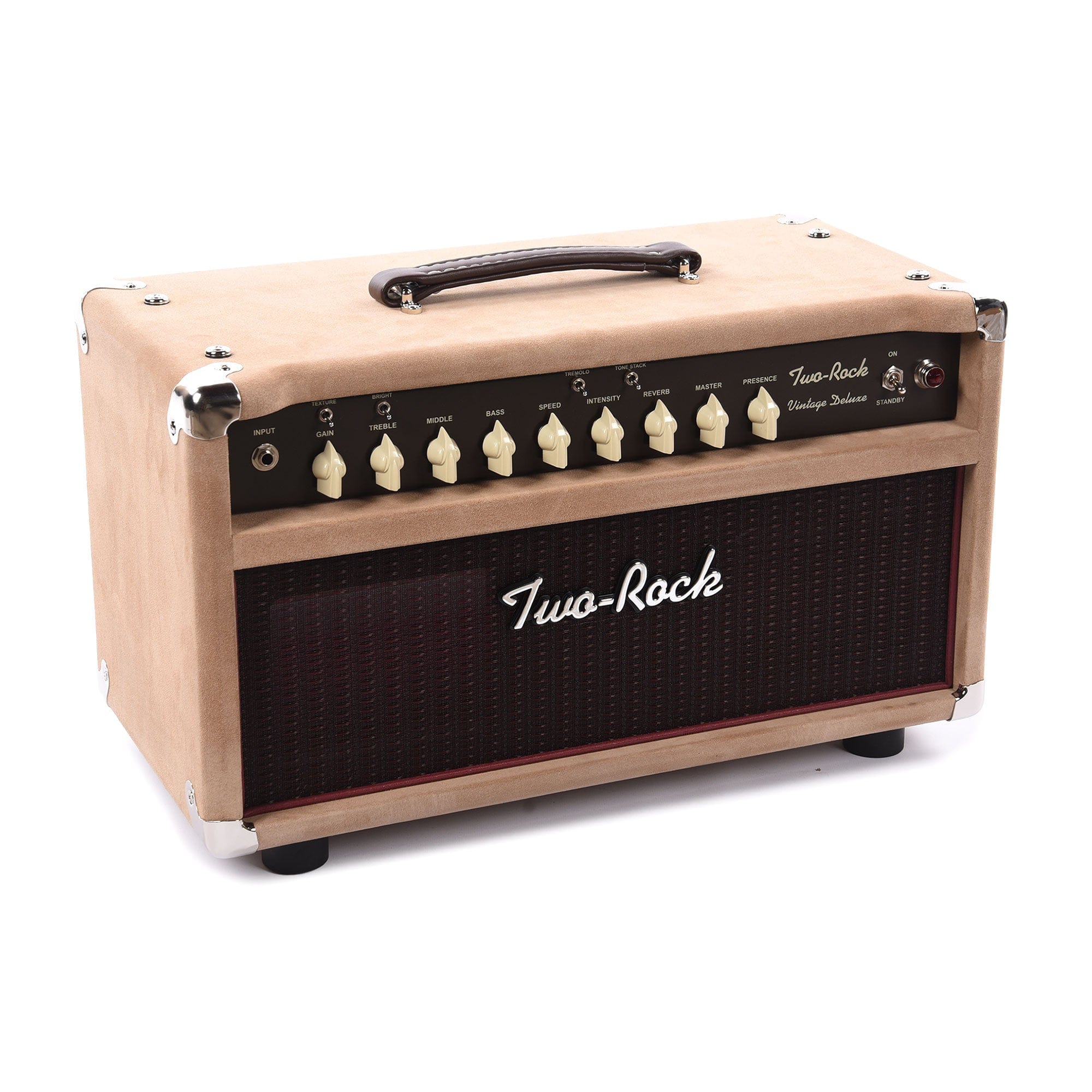 Two Rock Vintage Deluxe 40w Head Dogwood Suede w/ Oxblood Cloth Amps / Guitar Heads